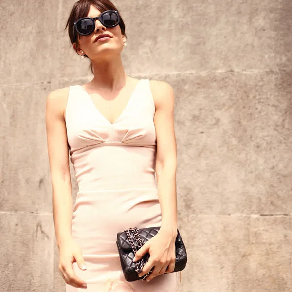 Fashion Blogger Be Frassy Wears the LBD Audrey Dress