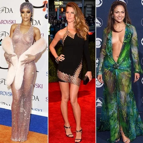 The raciest red carpet dresses ever The raciest red carpet dresses ever