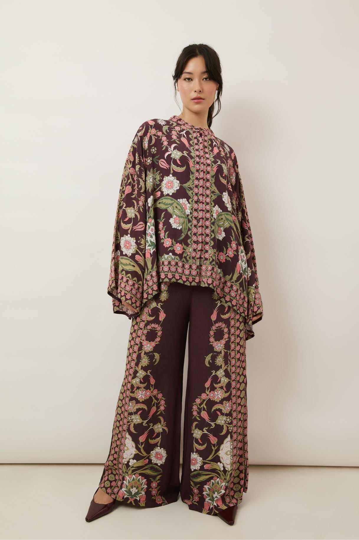 Raishma Studio Plum Rhea Shirt