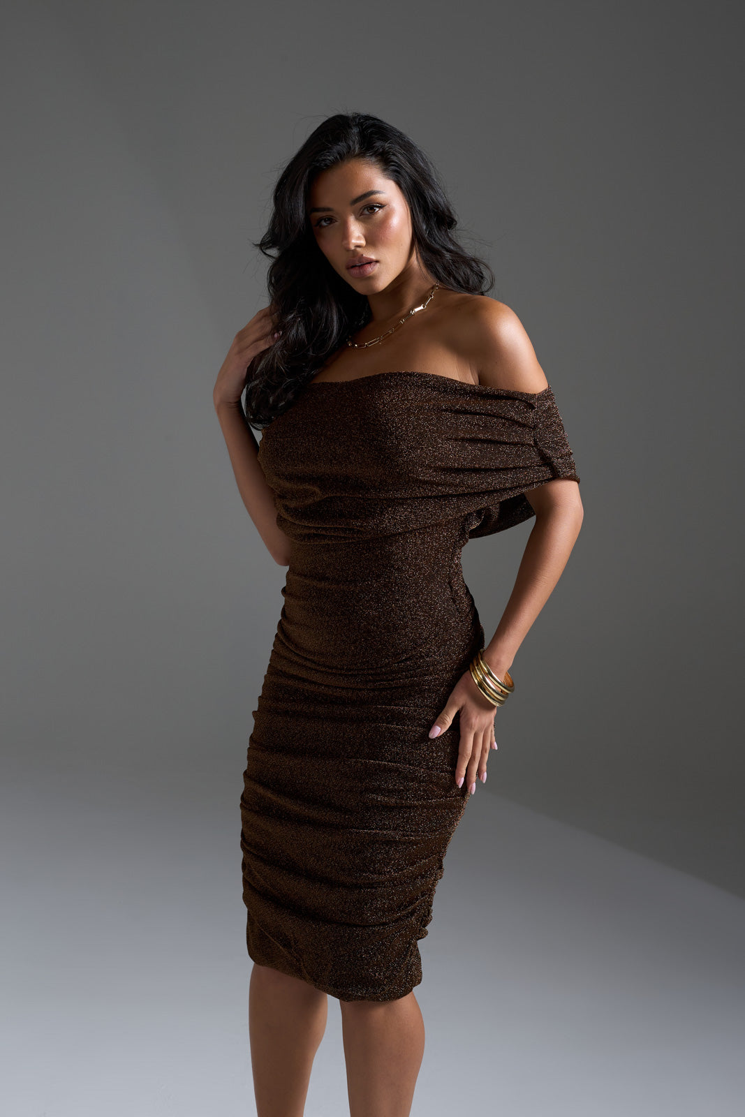 LBD Collection Copper Julia Cocktail Dress