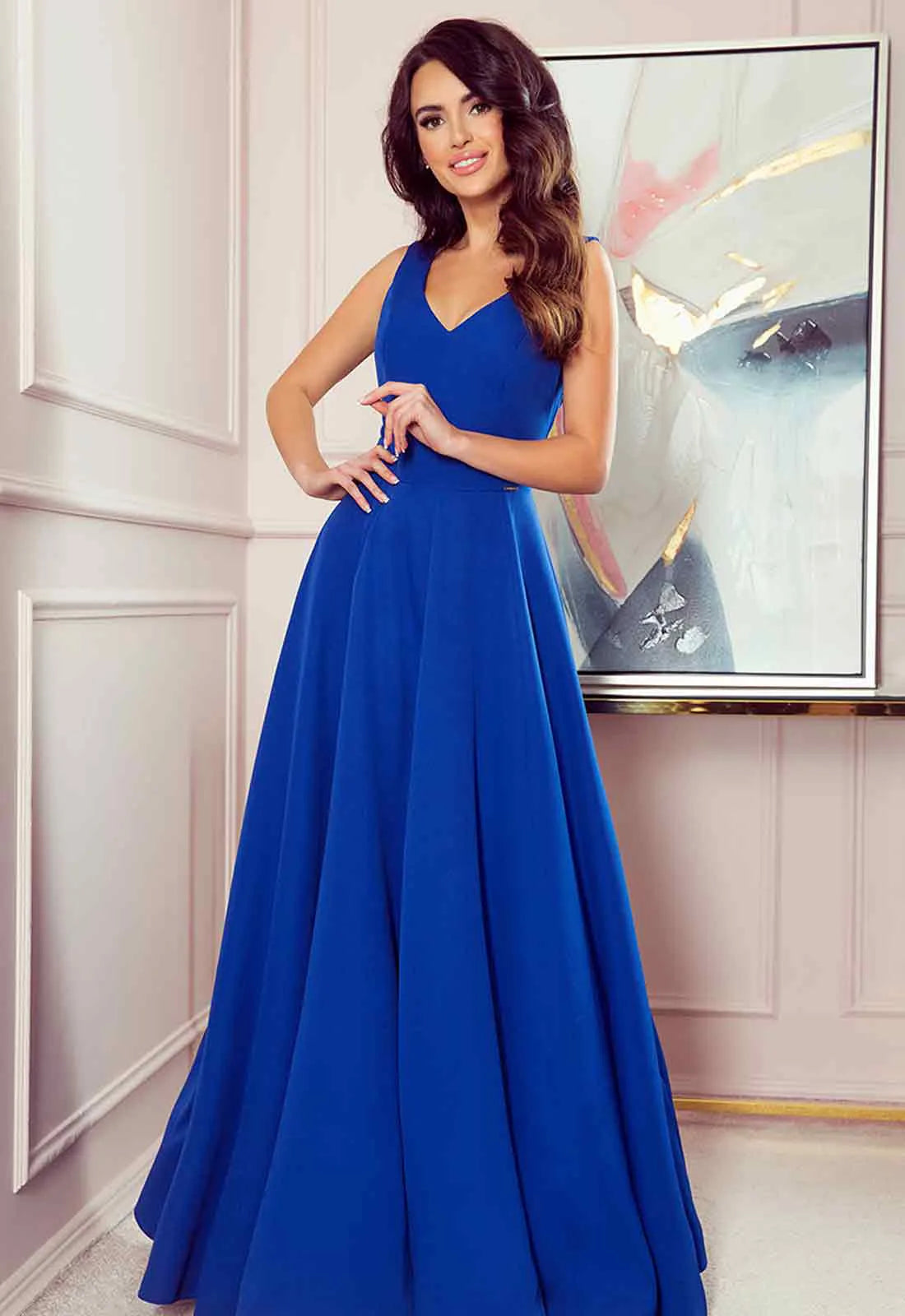 LBD Exclusive Blue Cindy Maxi Dress-0