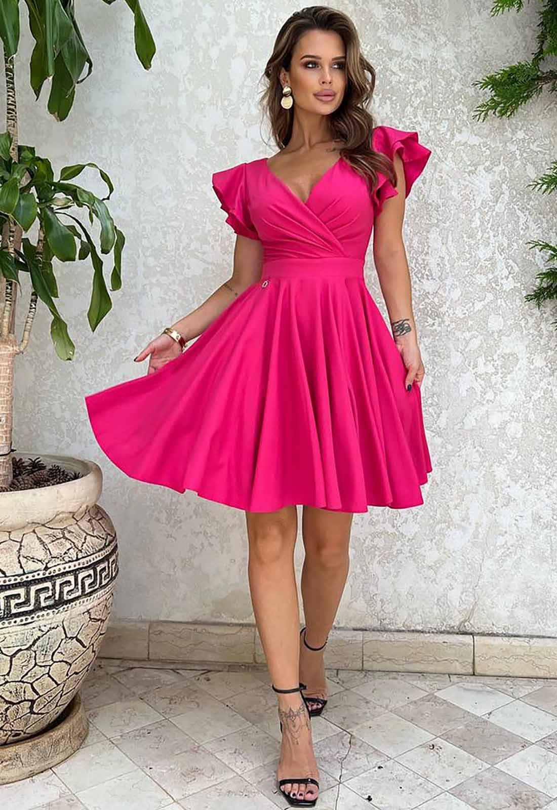 LBD Exclusive Pink Eloise Party Dress