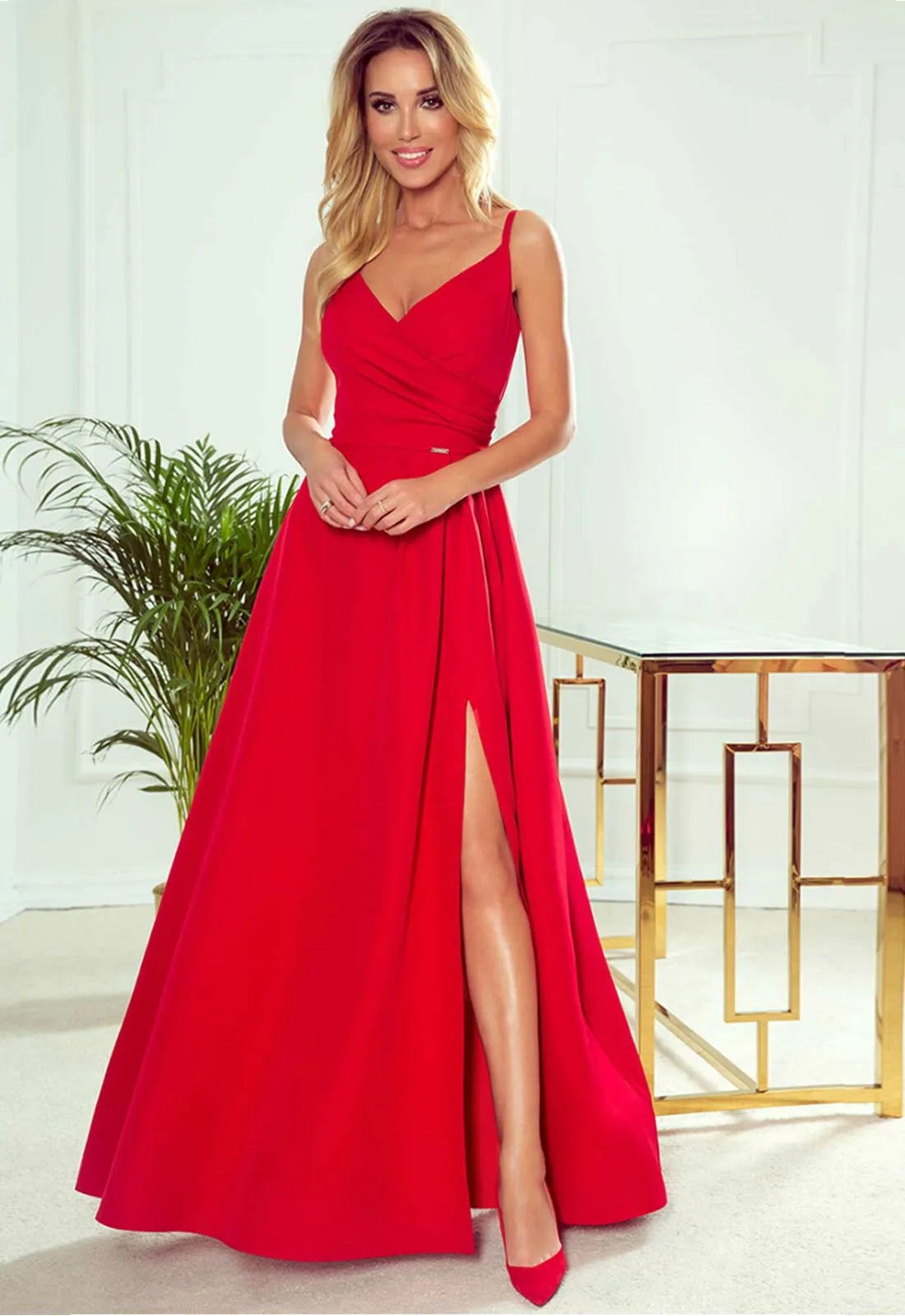 LBD Exclusive Red Chiara Evening Dress