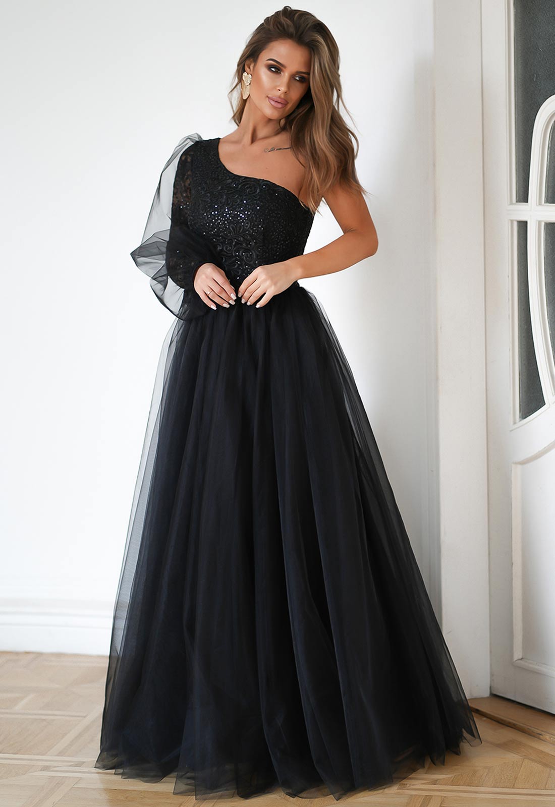 LBD Exclusive Black Blair Prom Dress