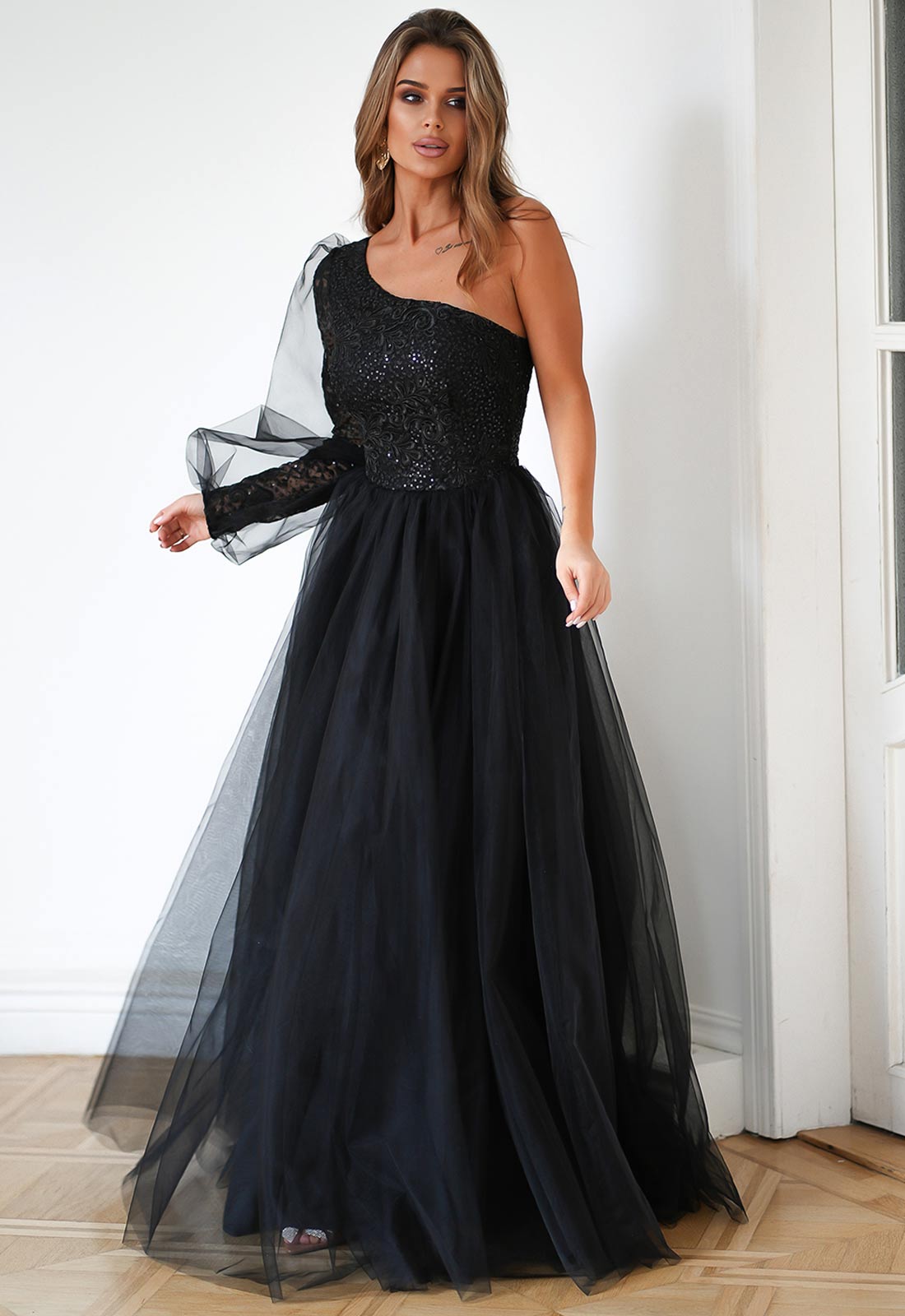 LBD Exclusive Black Blair Prom Dress