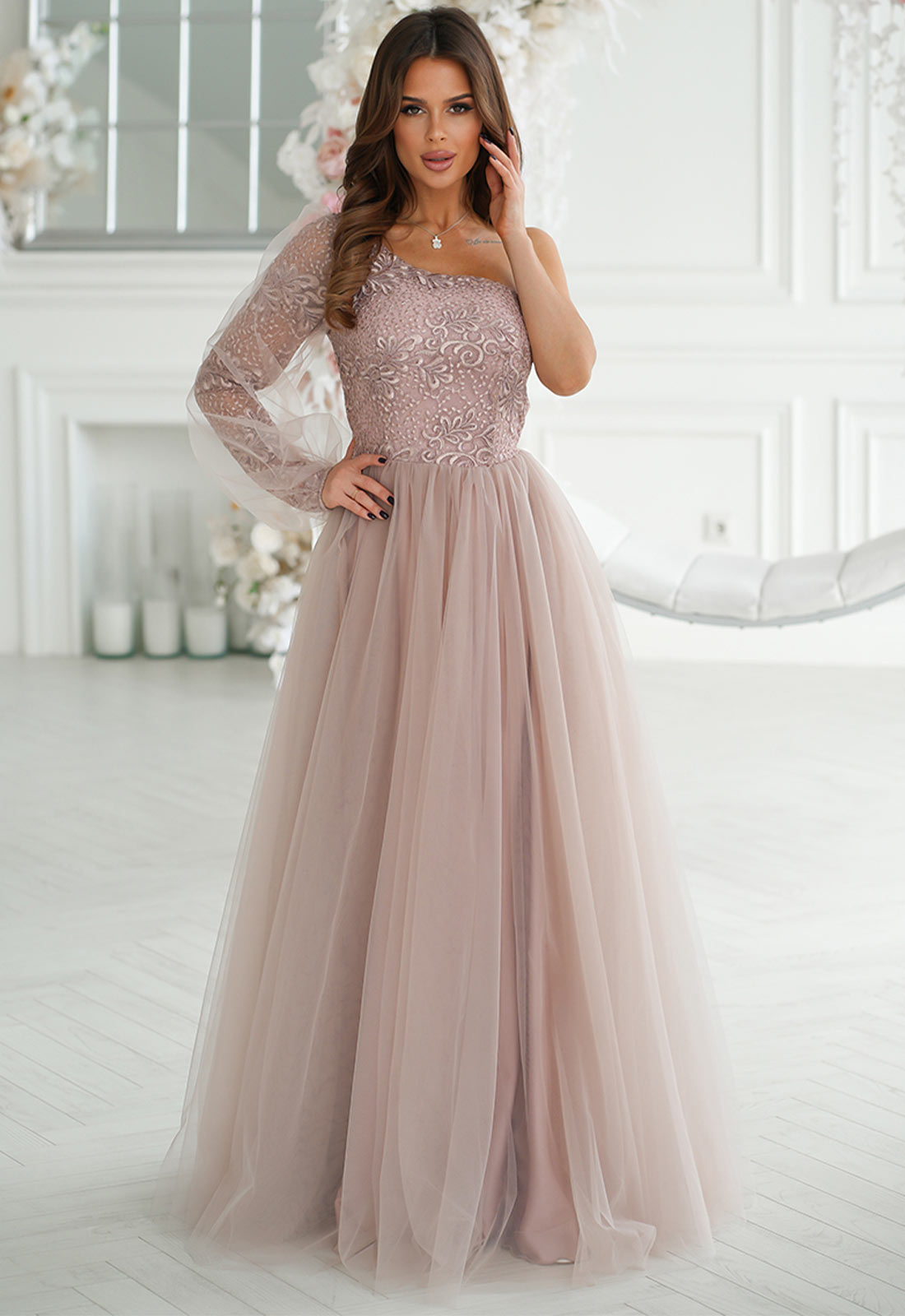 LBD Exclusive Blush Blair Prom Dress