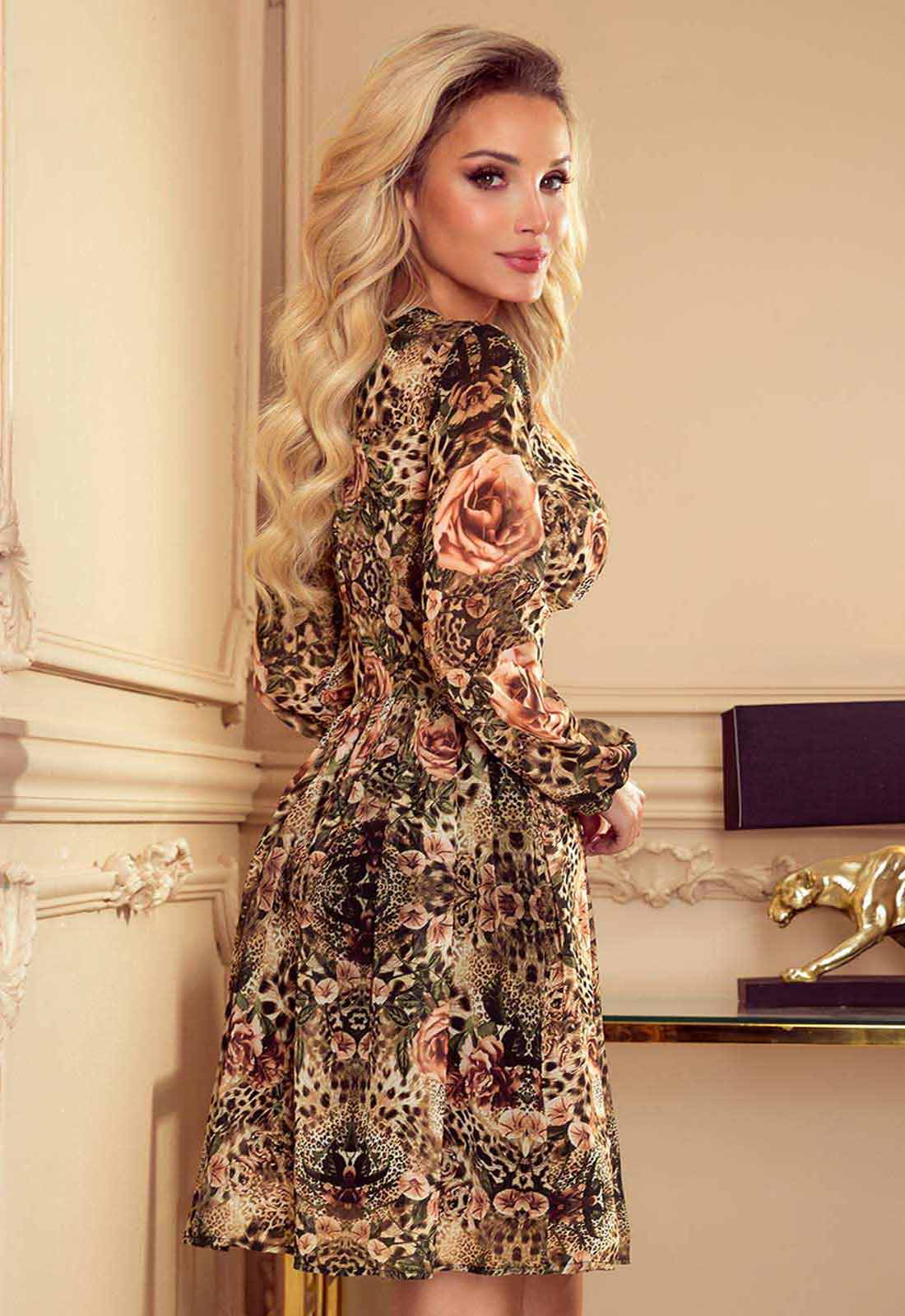 LBD Exclusive Leopard Print Faye Dress-109503