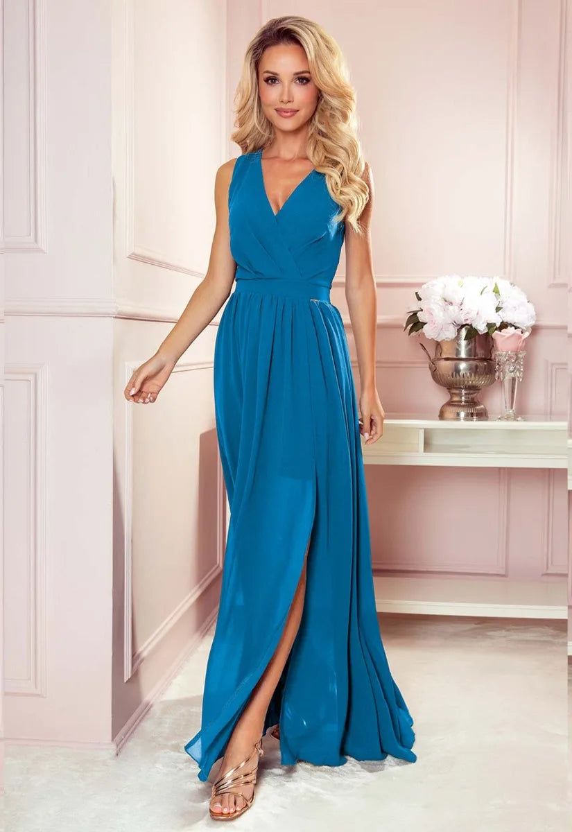 LBD Exclusive Blue Justine Maxi Dress