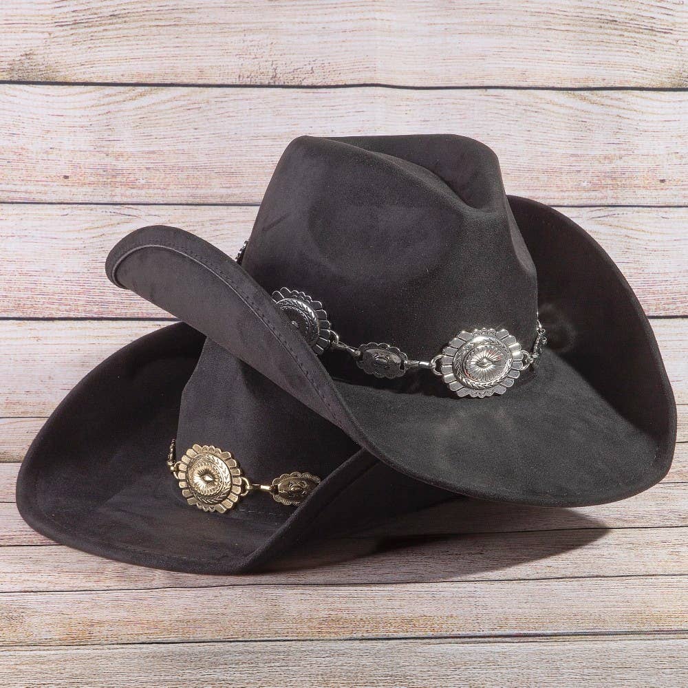 Western Concho Cowboy Hat: DBR