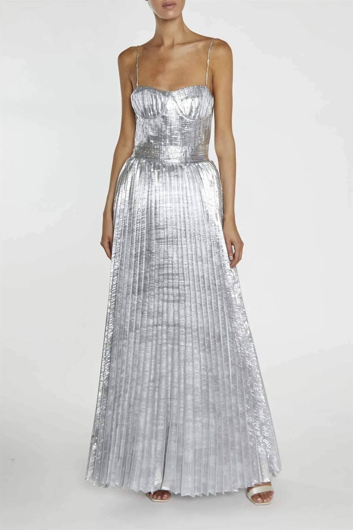 Kate Silver crinkle dress