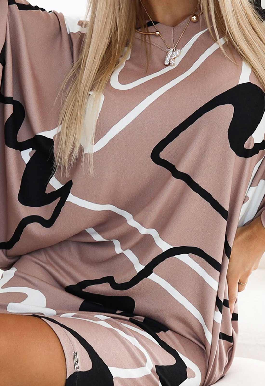 LBD Exclusive Print Design Ella Jumper Dress