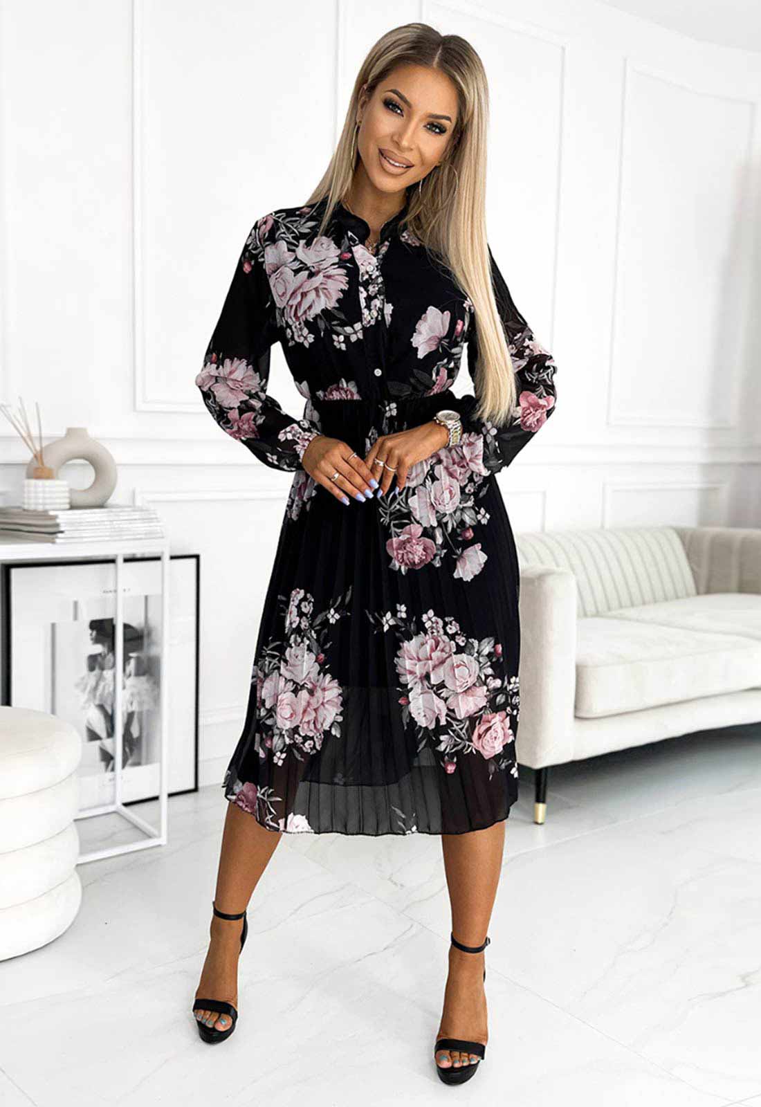 LBD Exclusive Dark Carla Print Dress