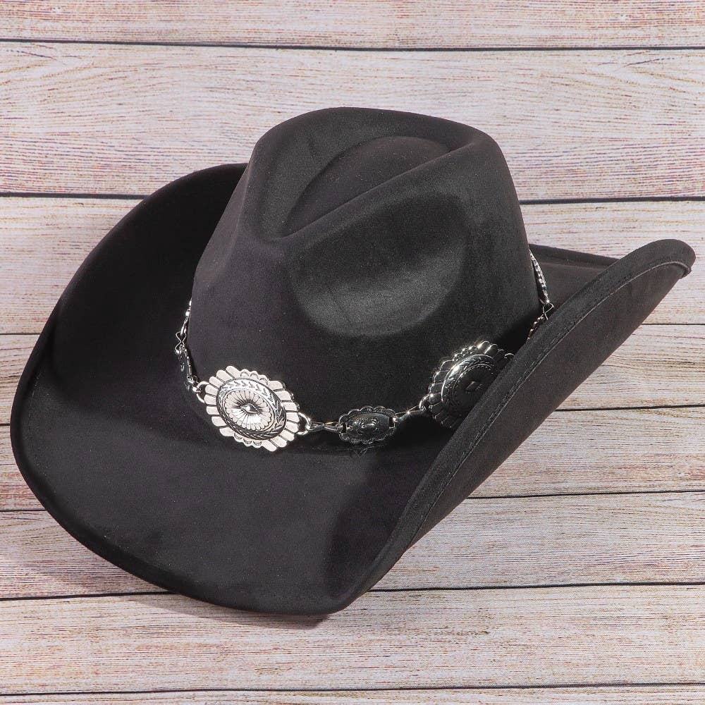 Western Concho Cowboy Hat: DBR