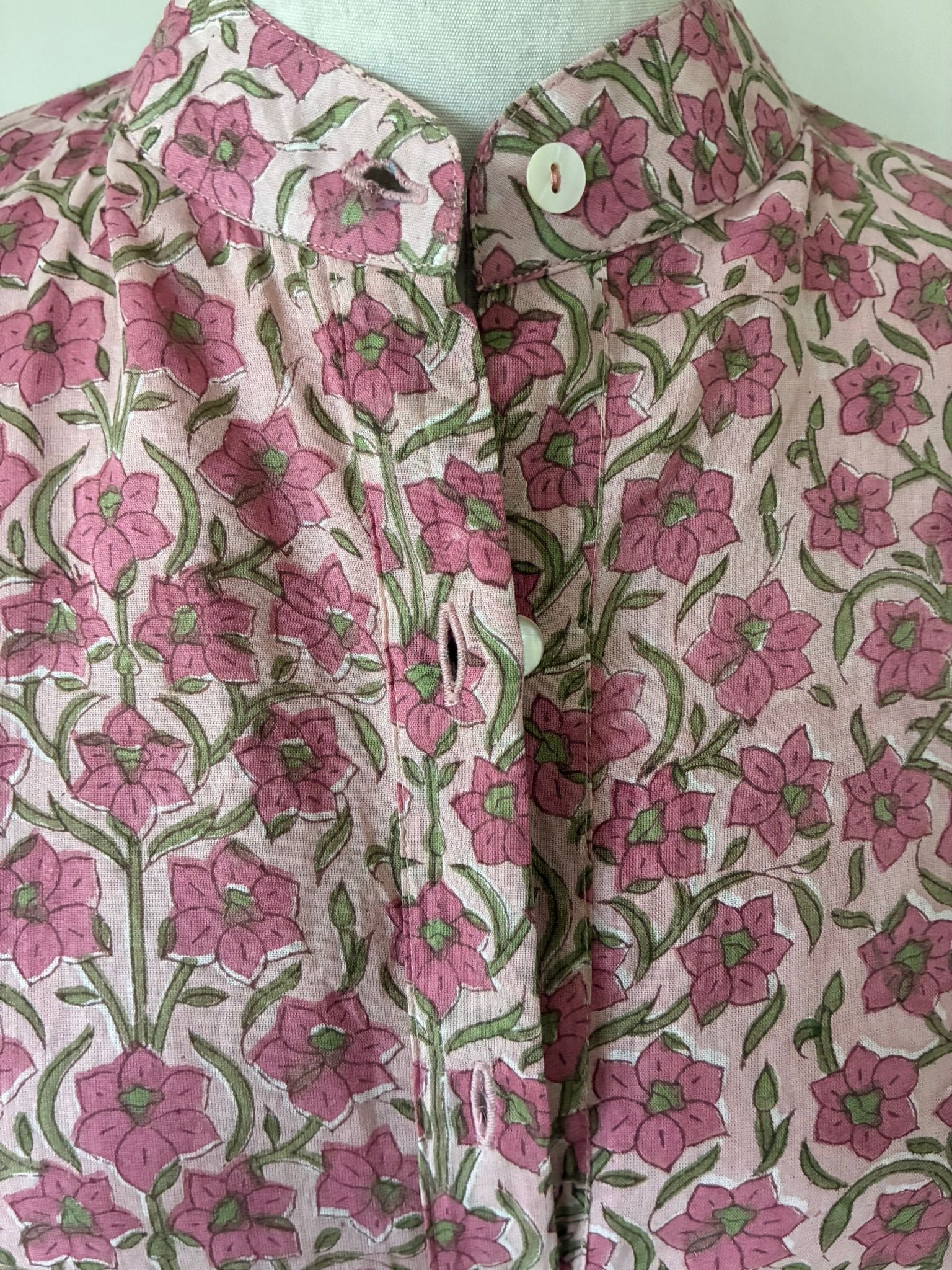 Soul Of Sita Sadie Rose Pink Floral Dress, 100% Cotton