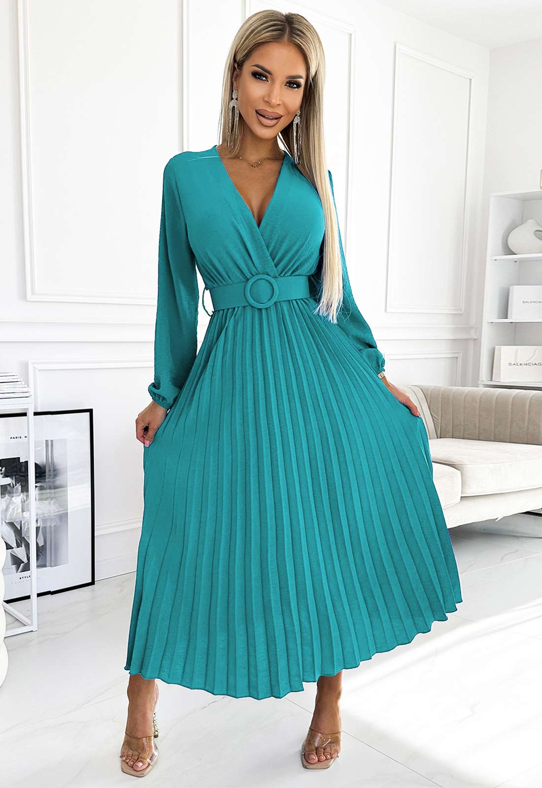 LBD Exclusive Marine Blue Viviana Cocktail Dress