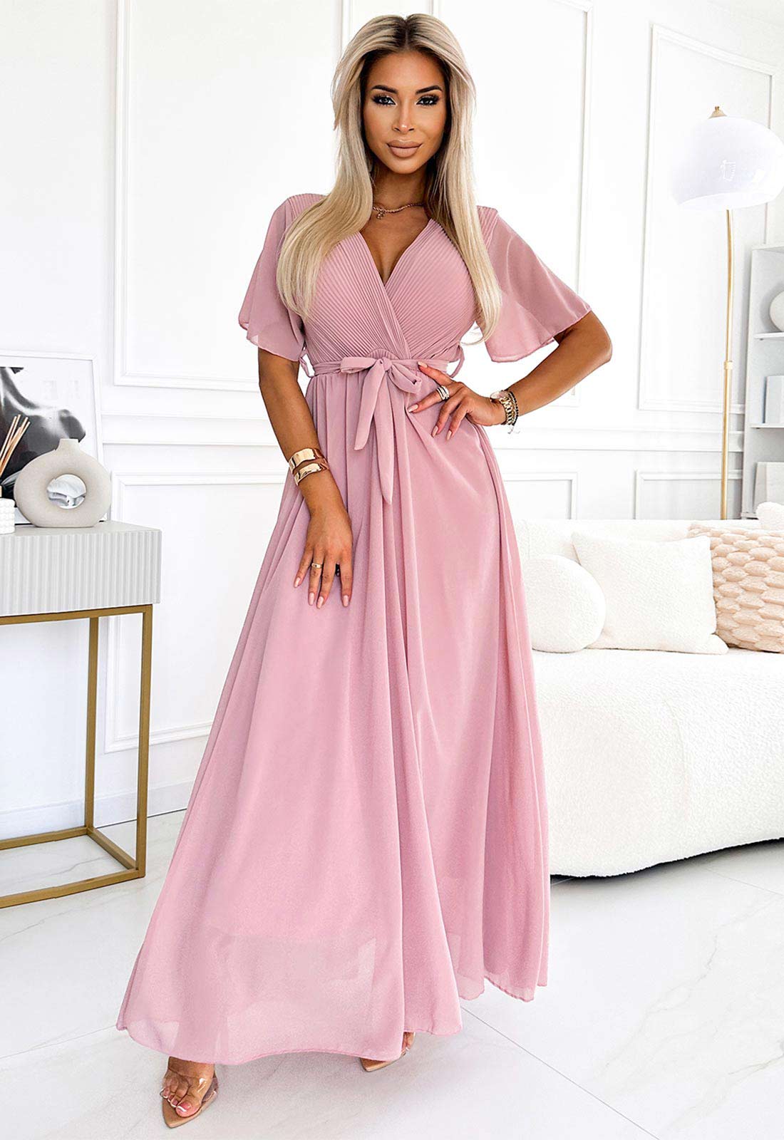 LBD Exclusive Pink Ella Maxi Dress