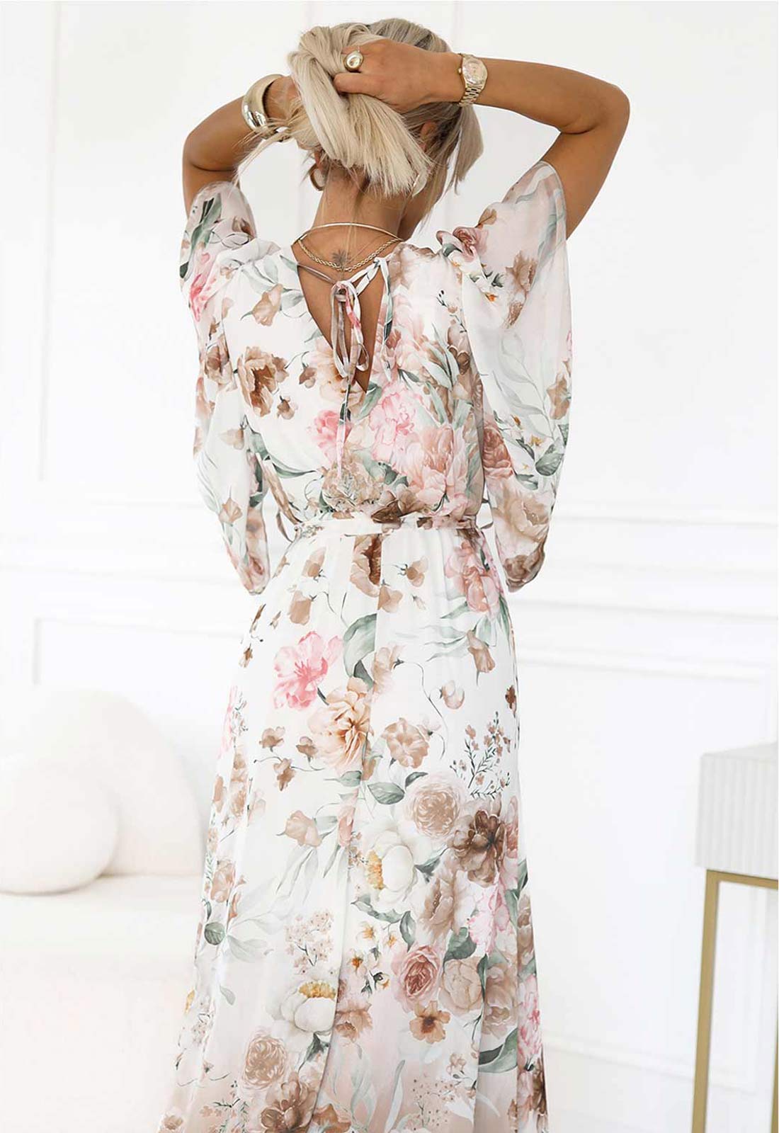 LBD Exclusive Sunset Paradise Floral Maxi Dress