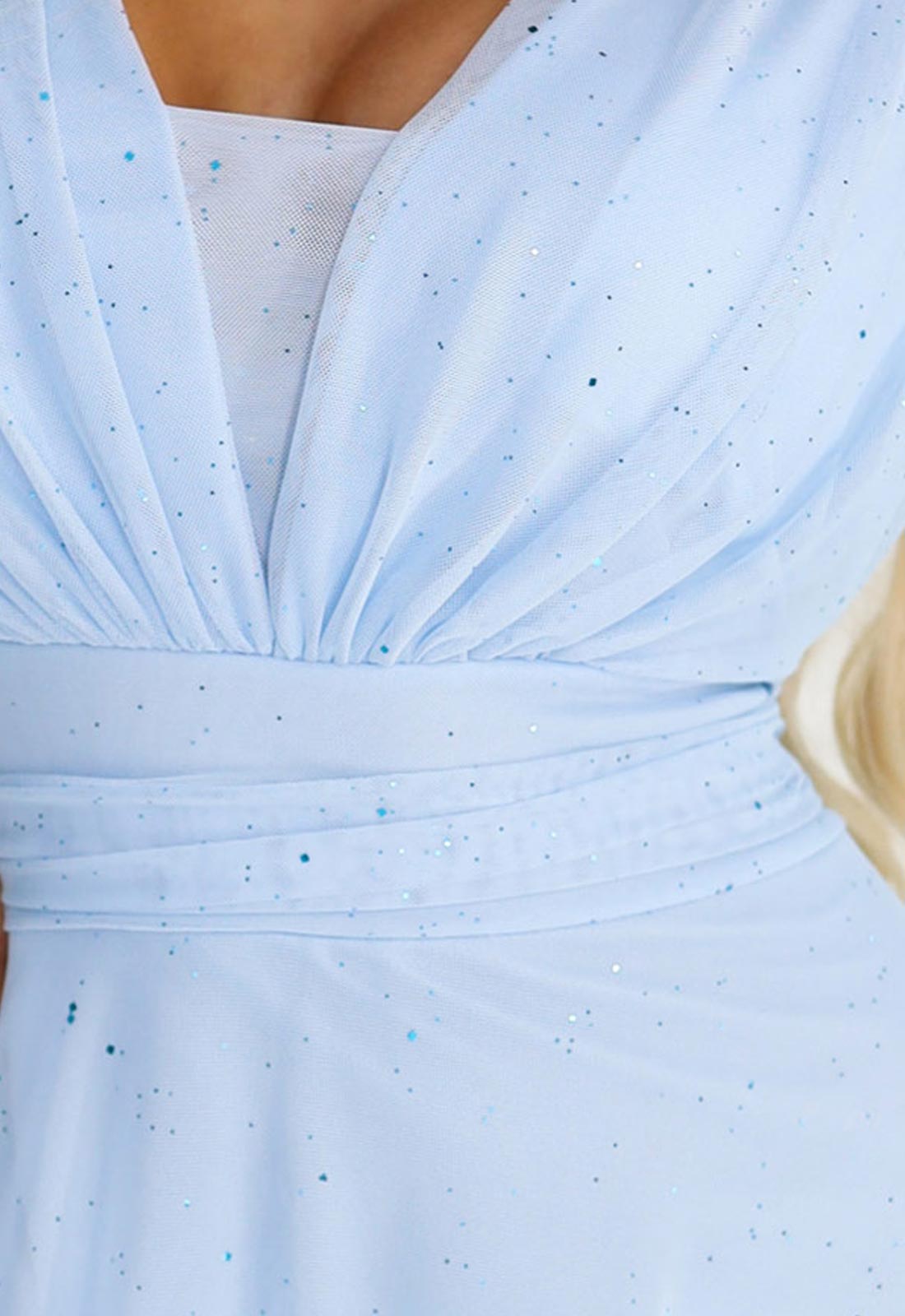 LBD Exclusive Powder Blue Caitlin Plus Size Dress