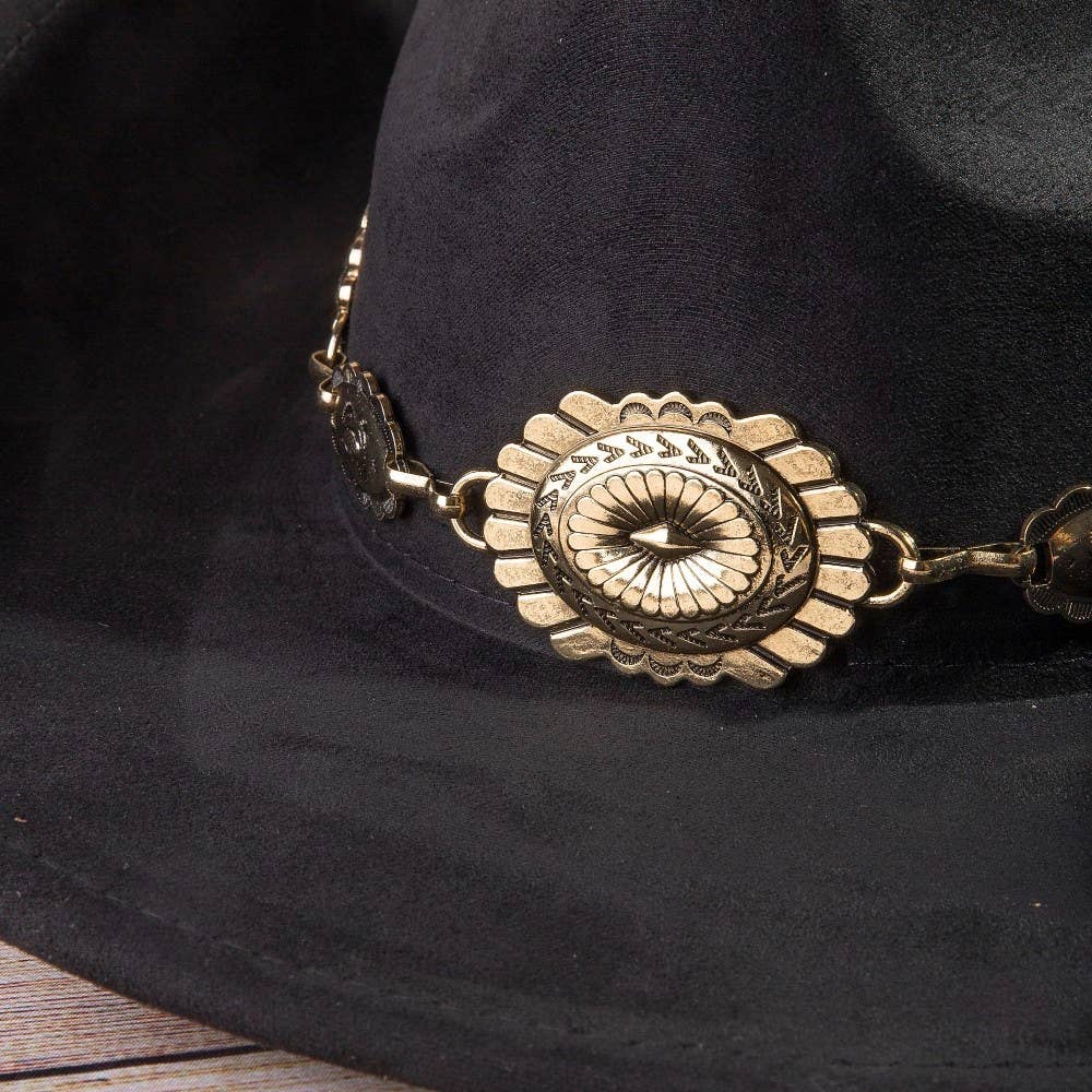 Western Concho Cowboy Hat: DBR