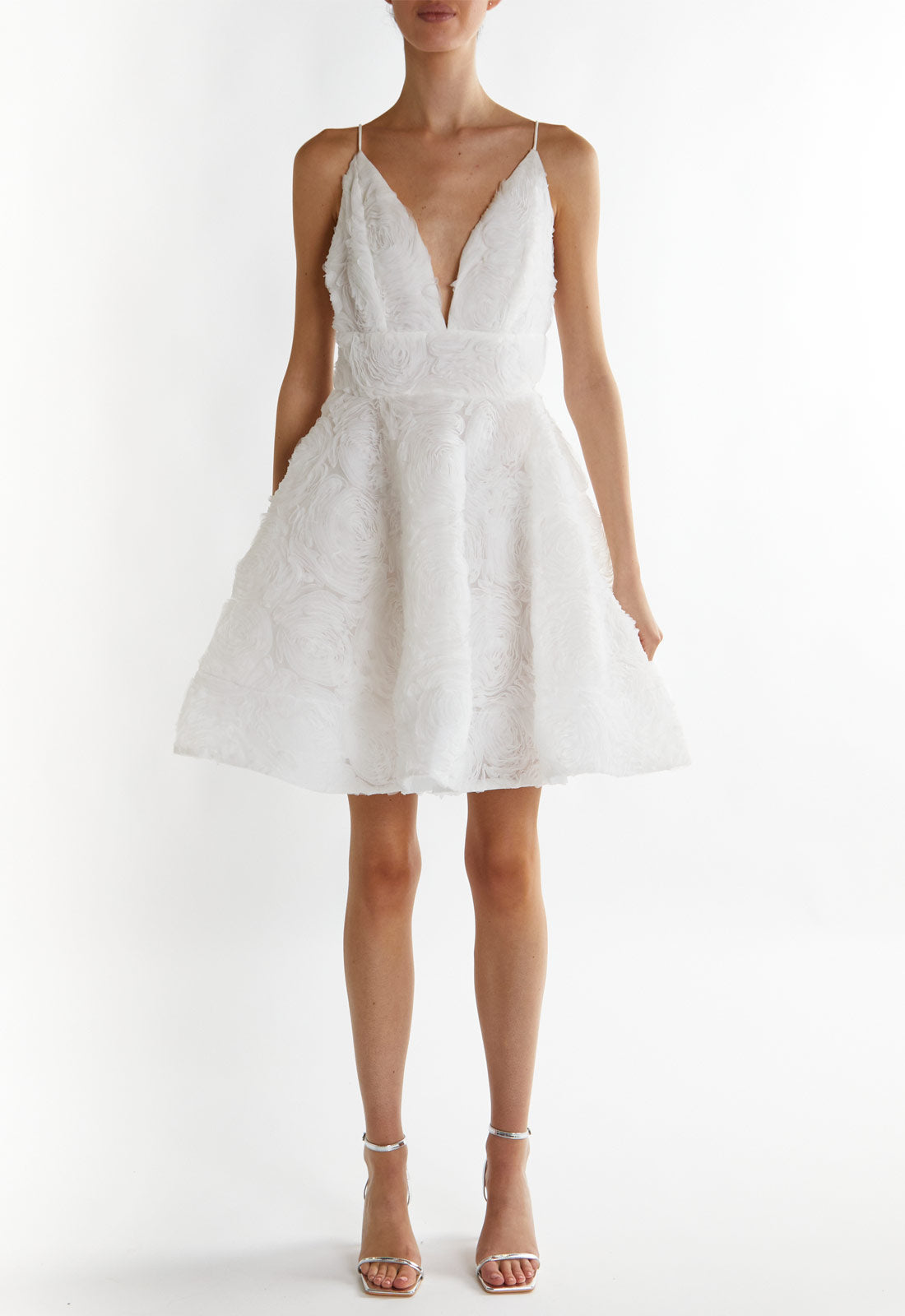luciana mini dress in white True Decadence White Eloise Sculpted Mini Dress