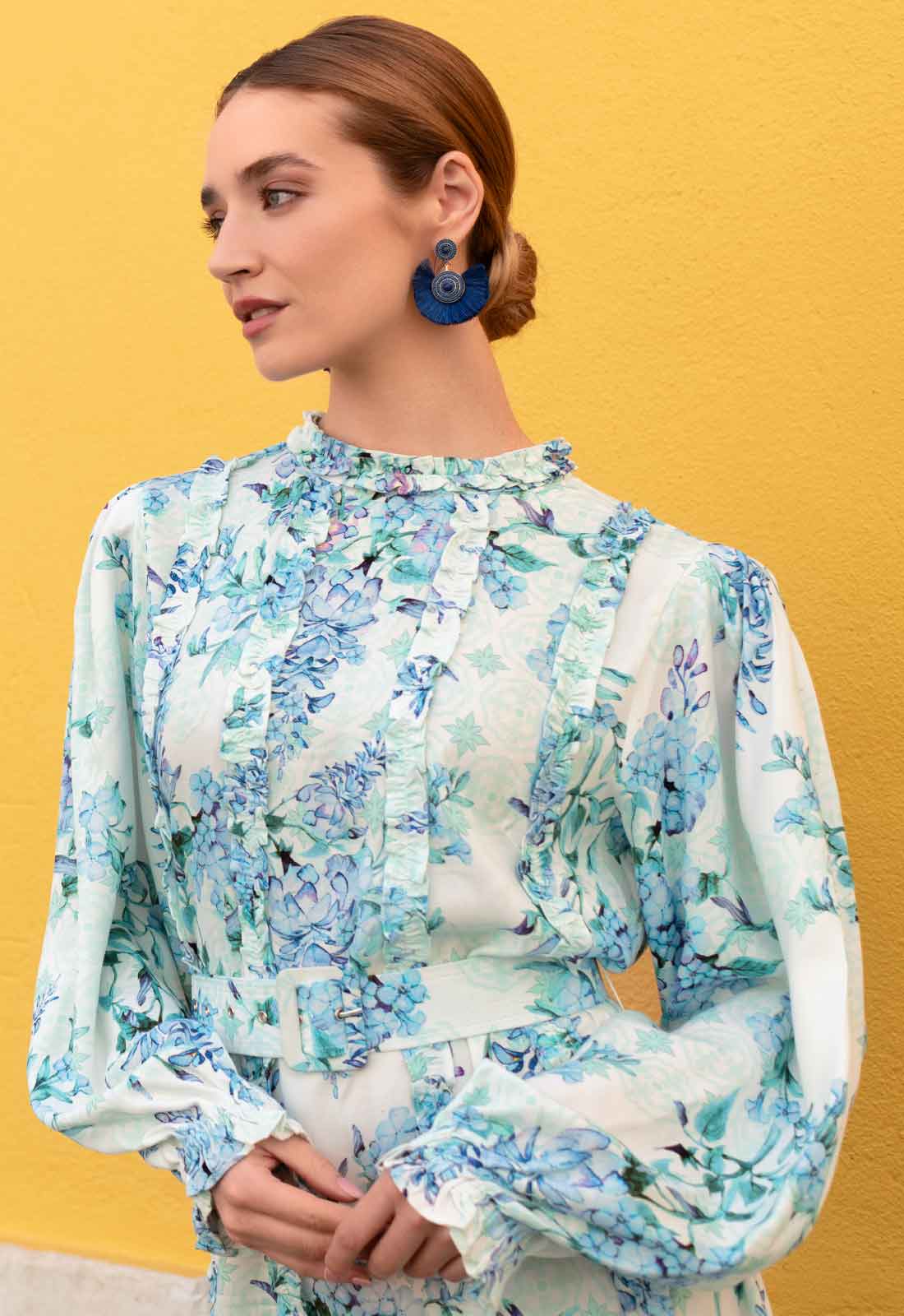 Raishma Studio Blue Amanda Dress