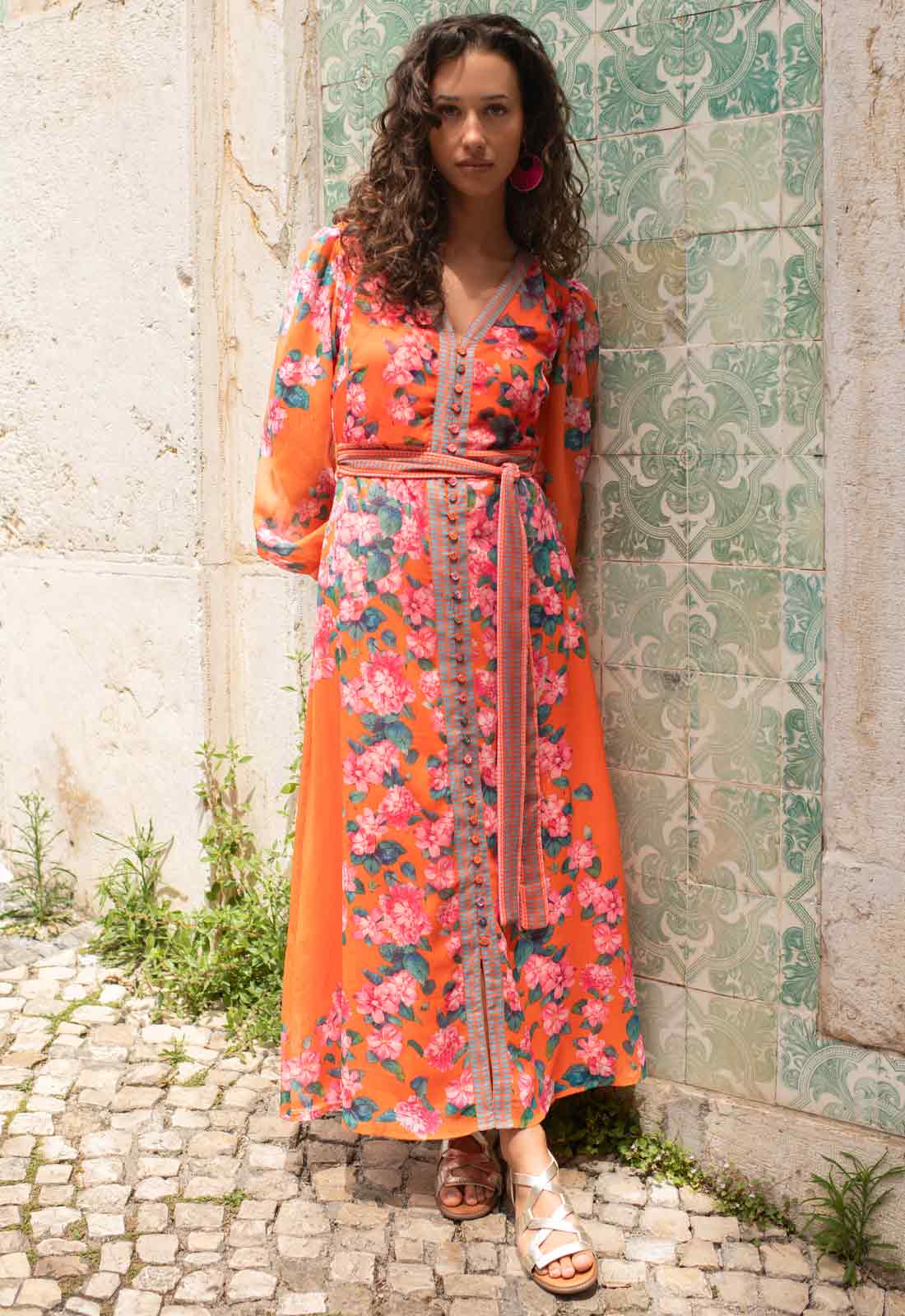 Raishma Studio Orange Athena Dress