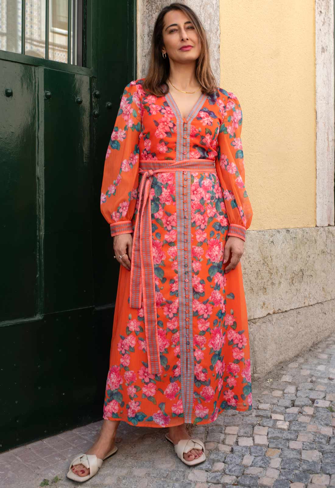 Raishma Studio Orange Athena Dress