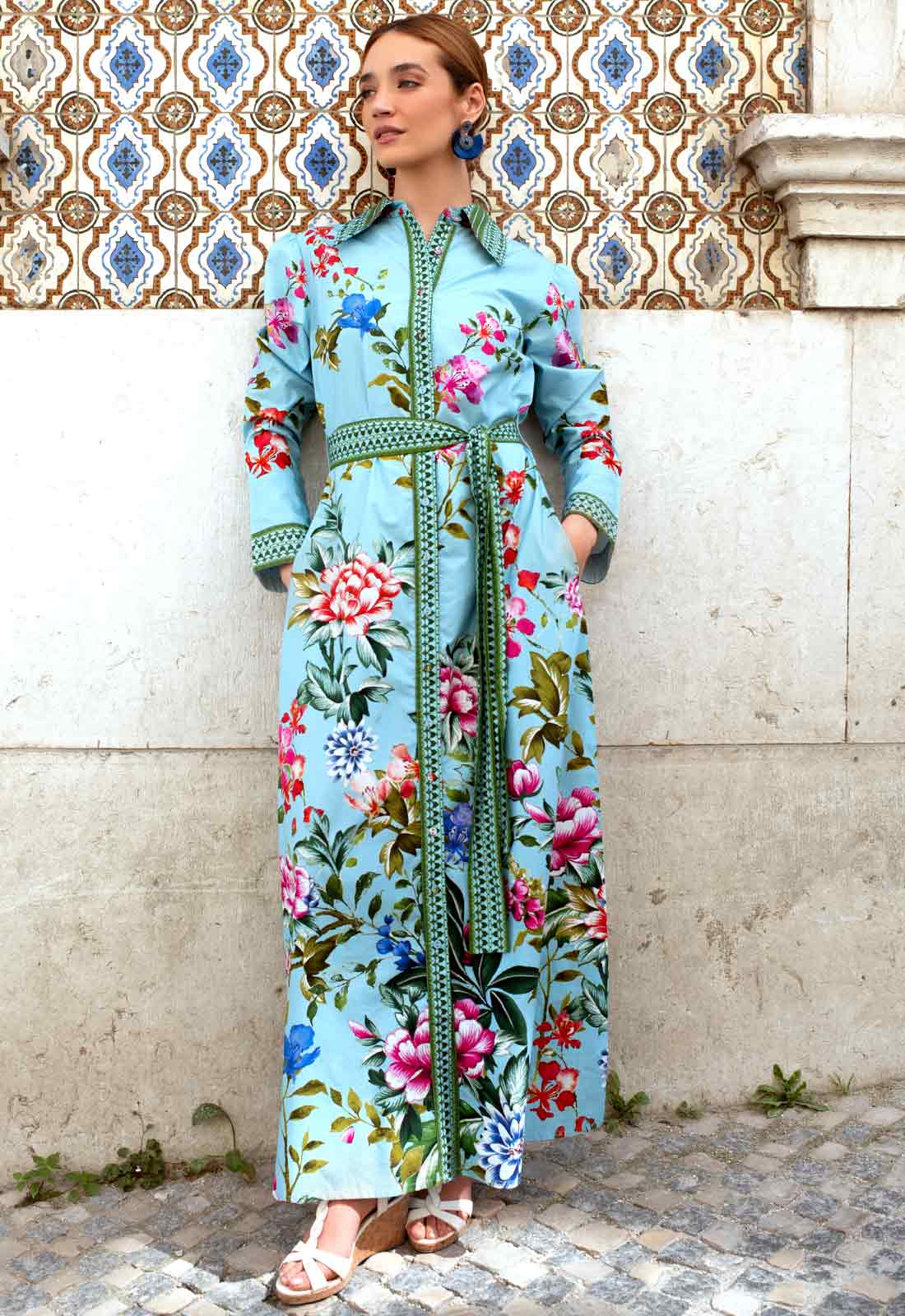 Raishma Studio Blue Olea Dress