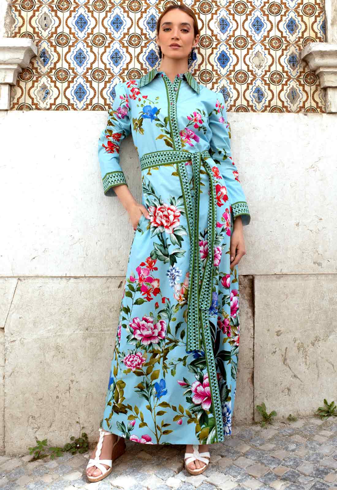 Raishma Studio Blue Olea Dress