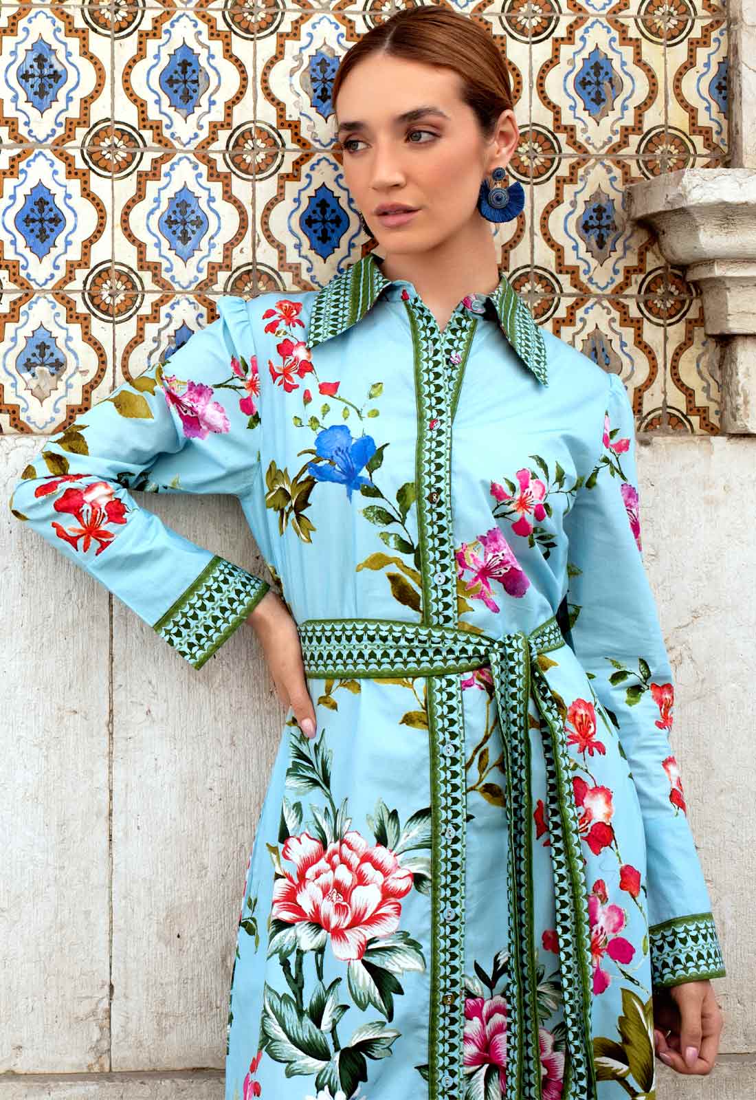 Raishma Studio Blue Olea Dress