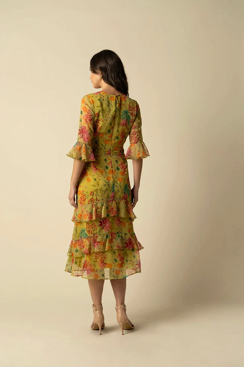 Raishma Studio Mustard Alicia Dress