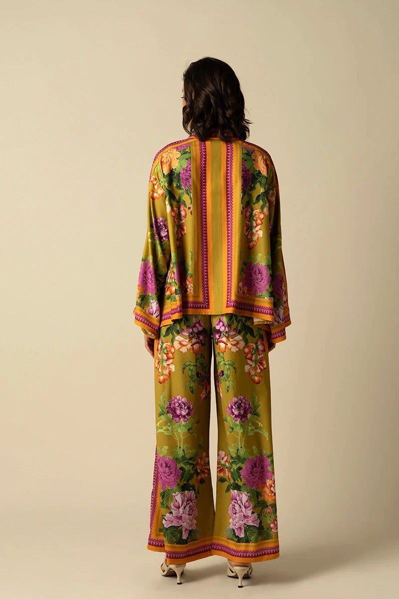 Raishma Studio Alina Green Trousers