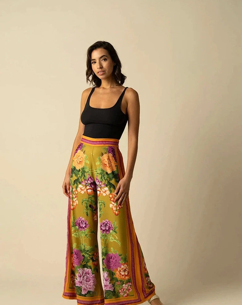 Raishma Studio Alina Green Trousers