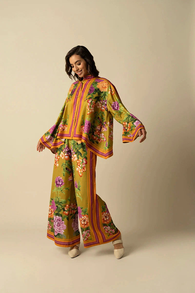 Raishma Studio Alina Green Trousers