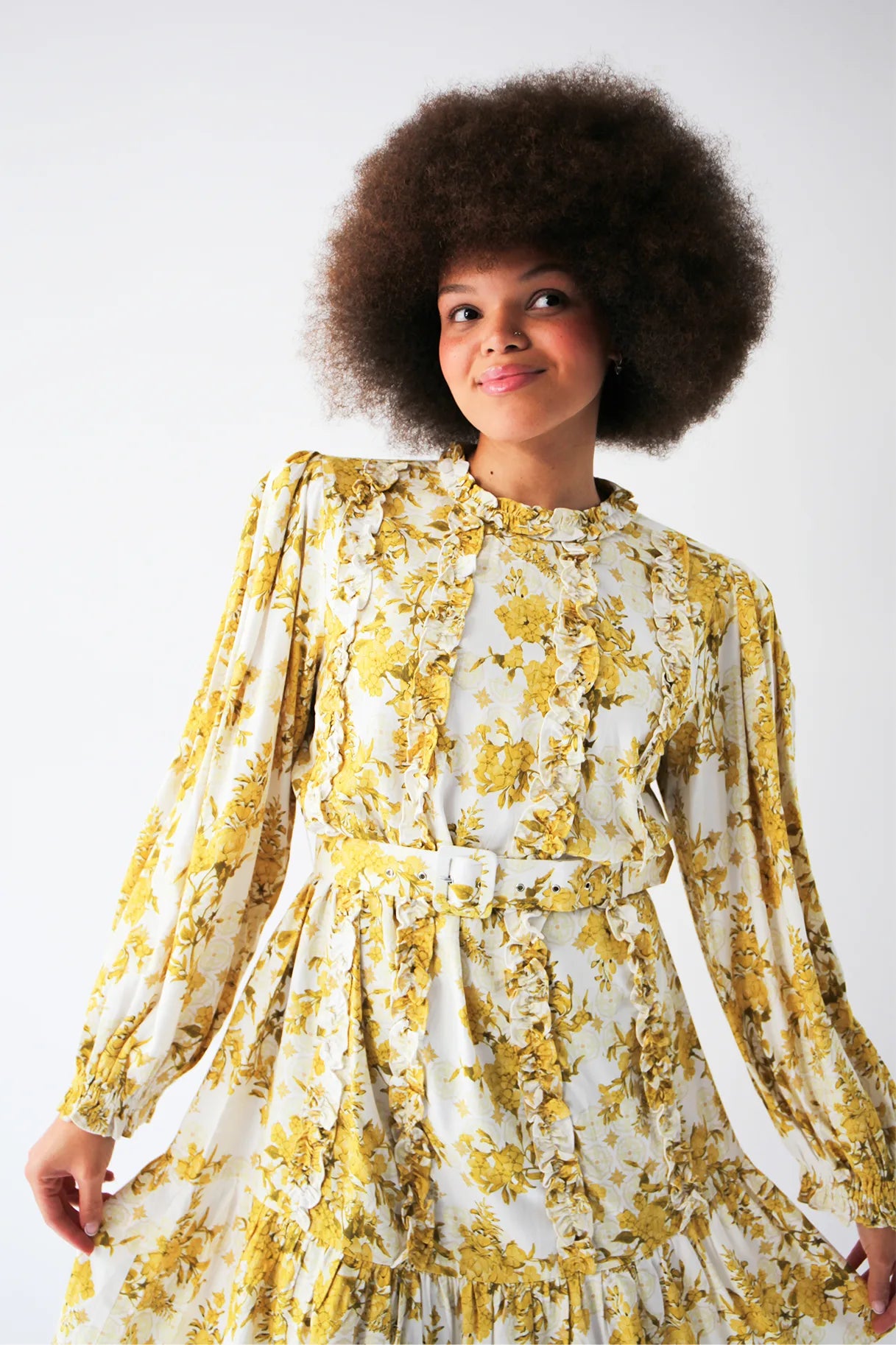 Raishma Studio Yellow Amanda Dress