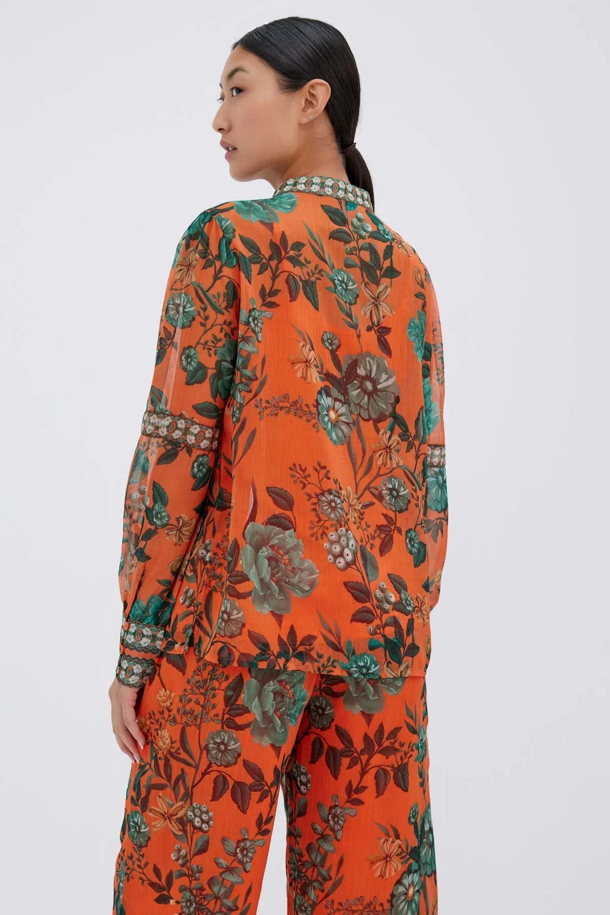 Raishma Studio Orange Aspen Shirt