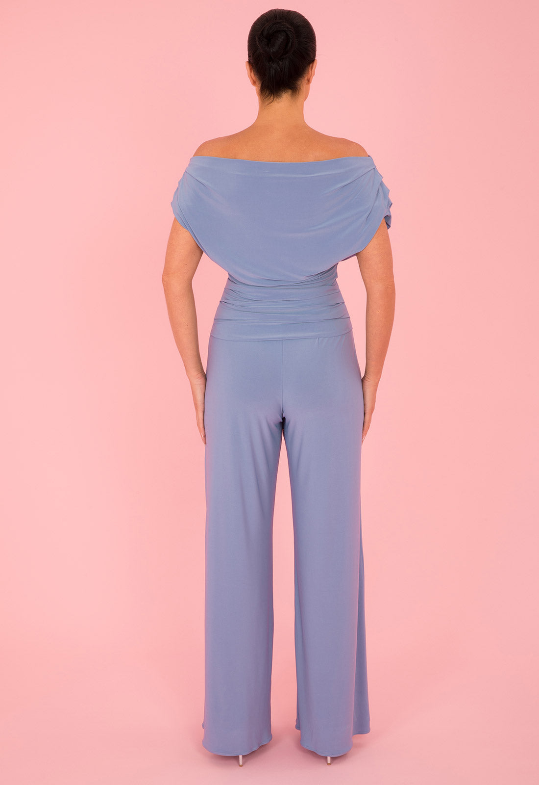 Atom Label Powder Blue Carbon Jumpsuit