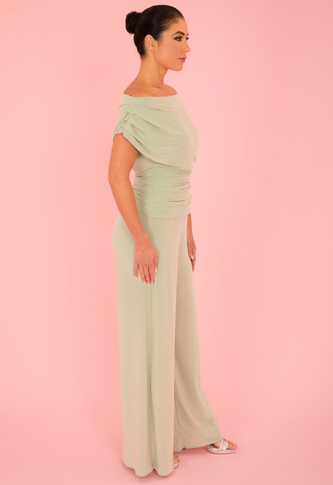 Atom Label Powder Blue Carbon Jumpsuit