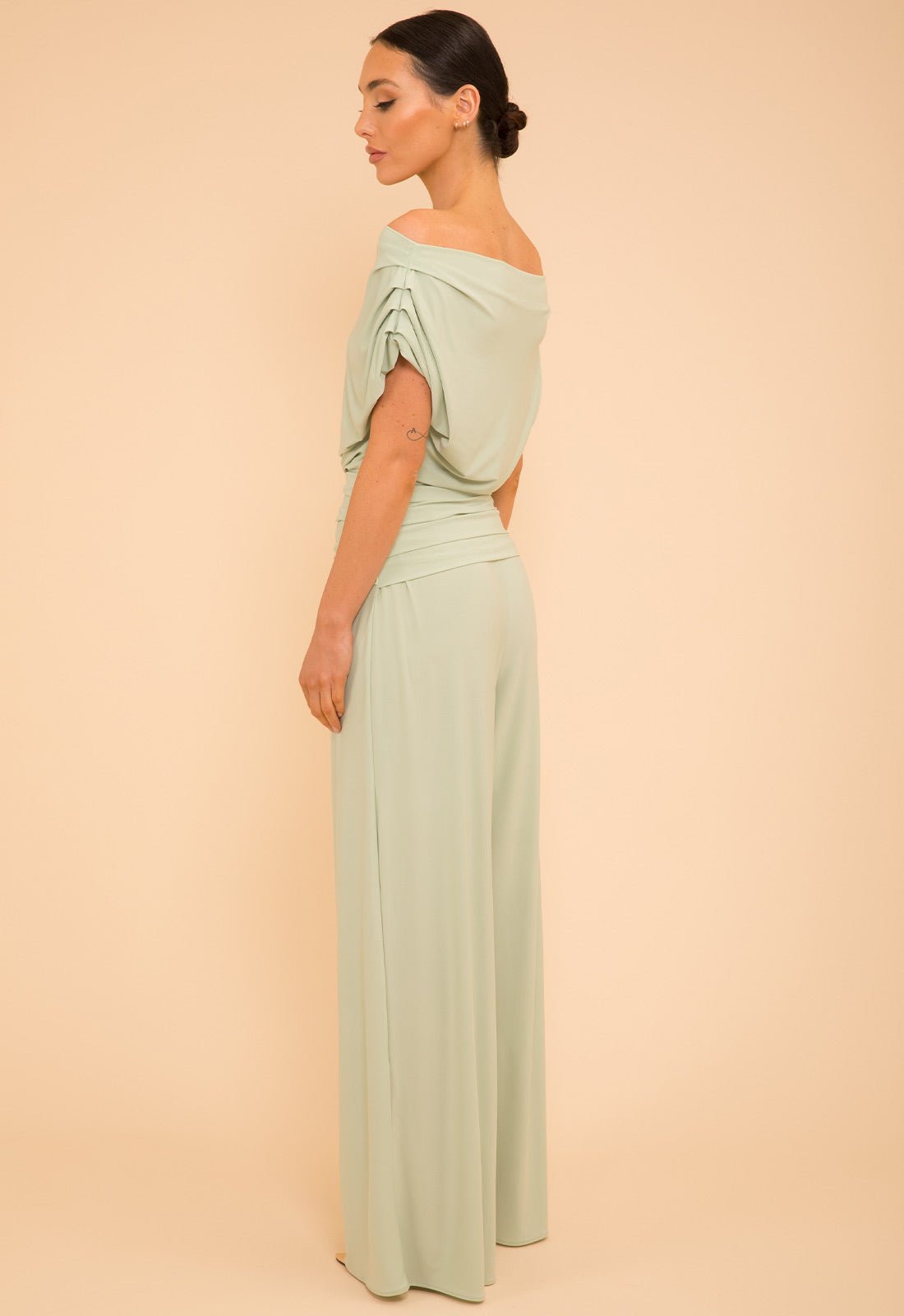 Atom Label Powder Blue Carbon Jumpsuit