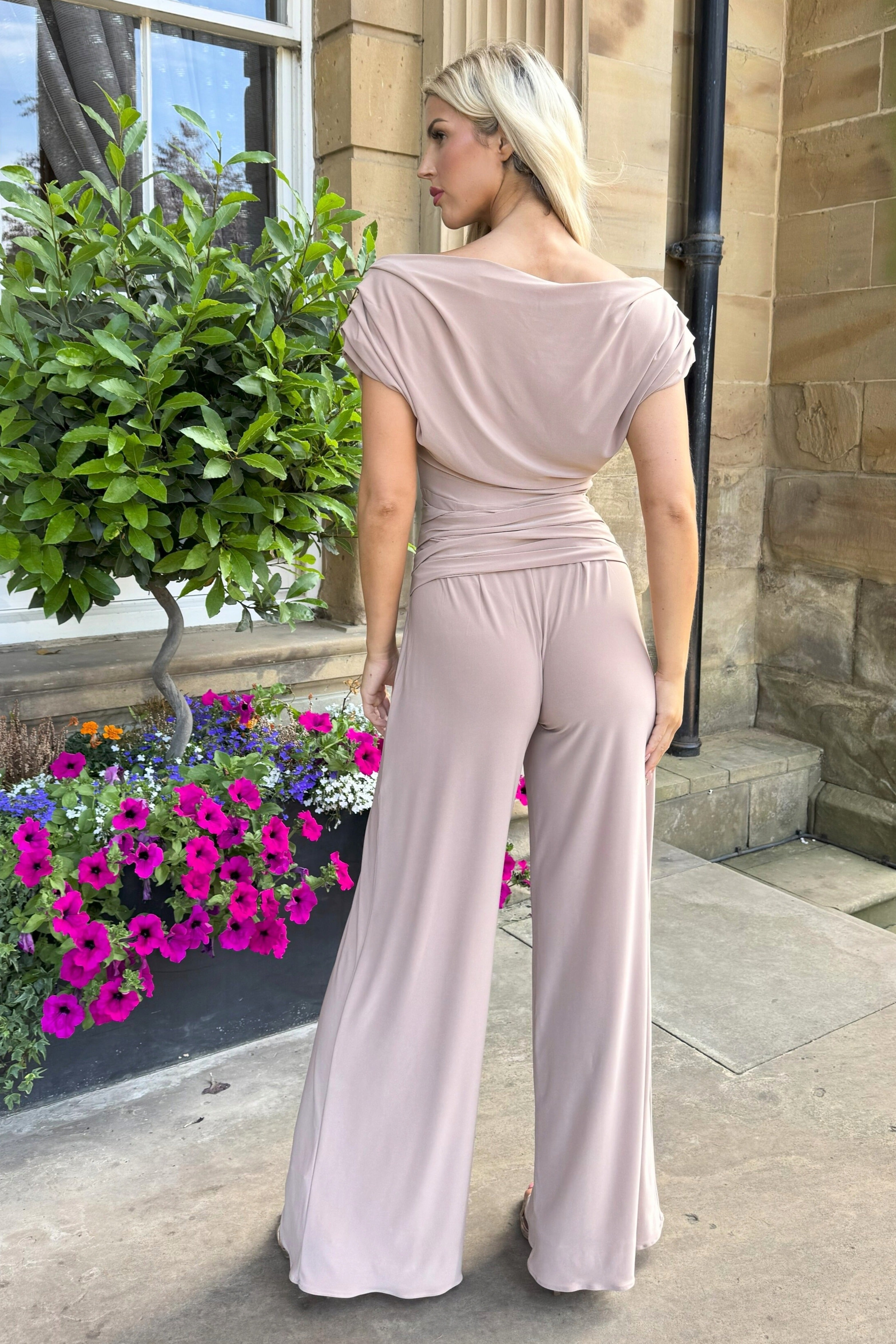Atom Label Camel Ss26 Carbon Jumpsuit