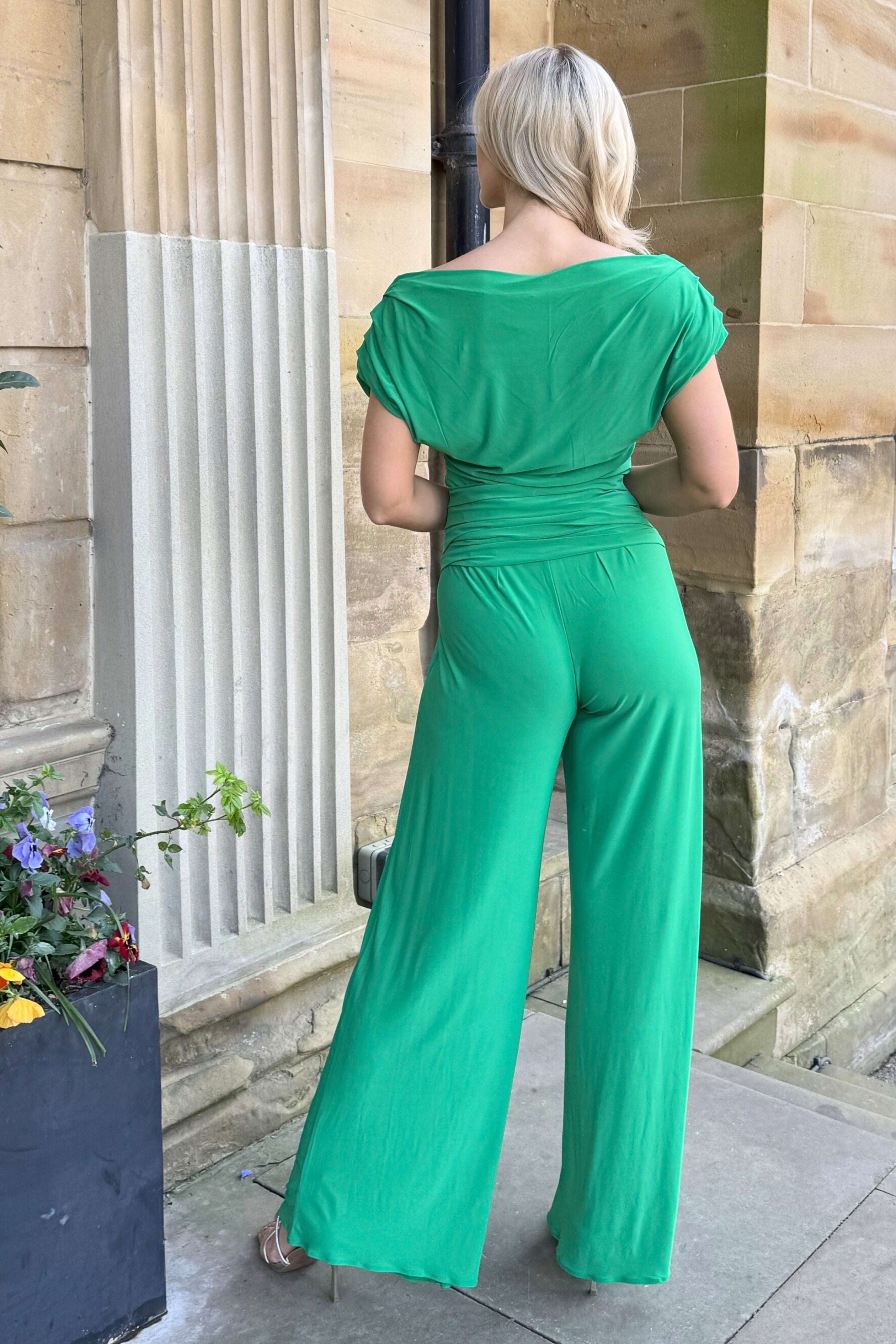 Atom Label Emerald Green Carbon Jumpsuit