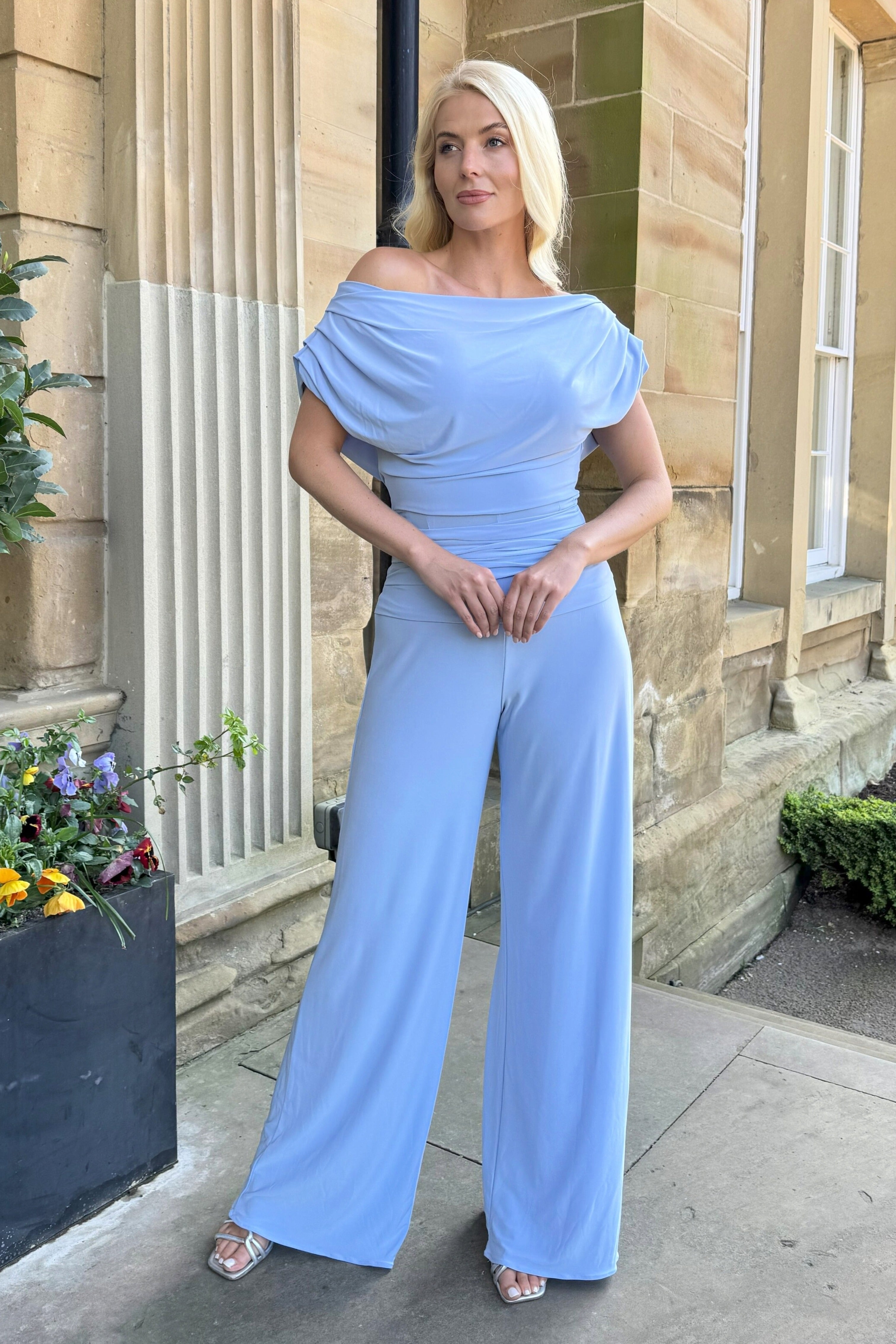 Atom Label Baby Blue Ss26 Carbon Jumpsuit