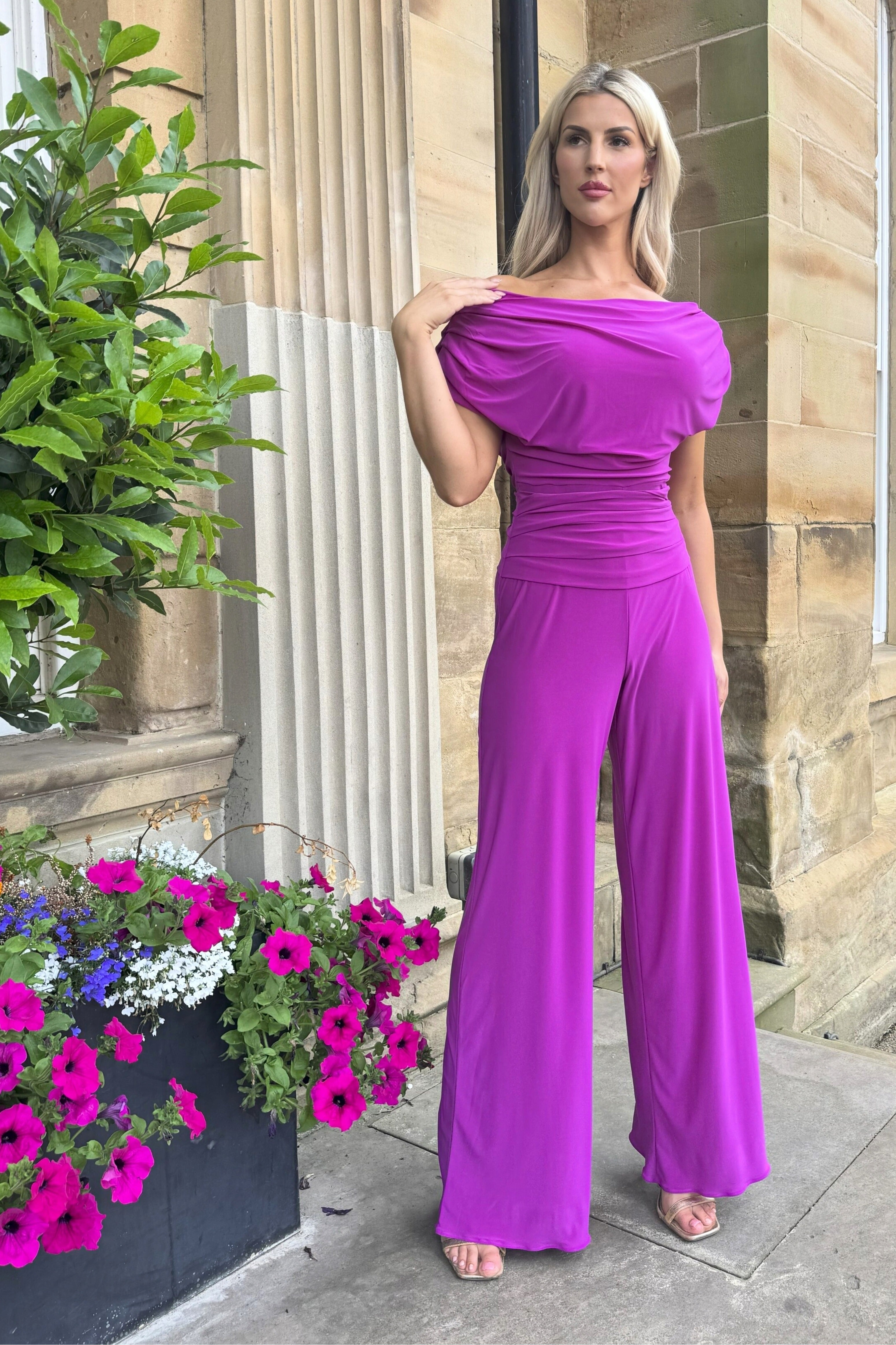 Atom Label Magenta D2 Ss26 Carbon Jumpsuit