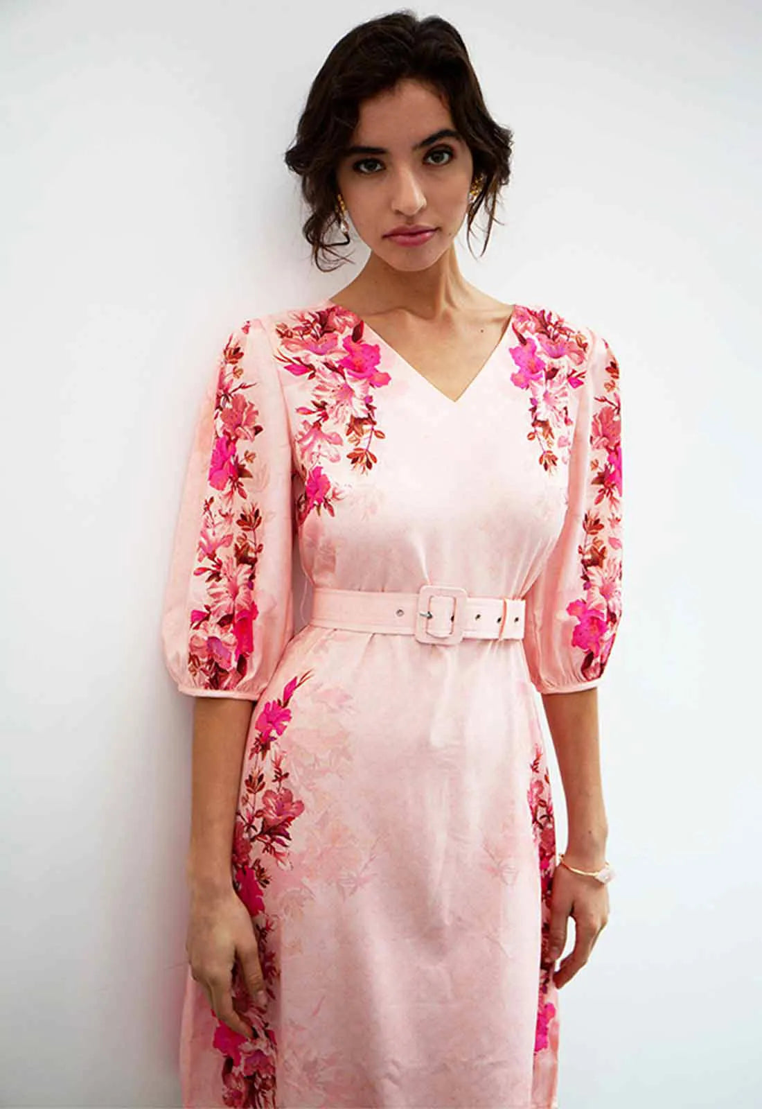 Raishma Studio Pink Cari Print Dress