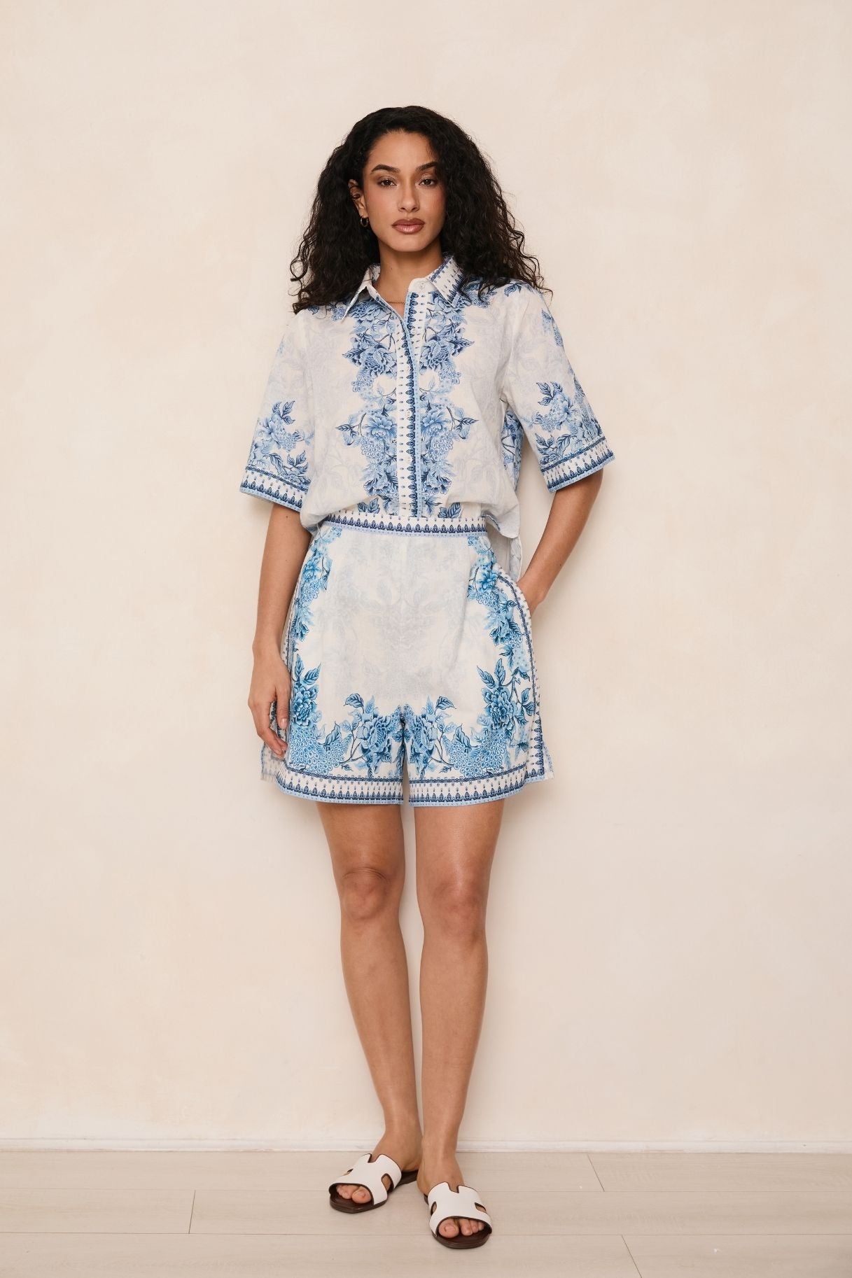 Raishma Studio Blue Ethel Shirt