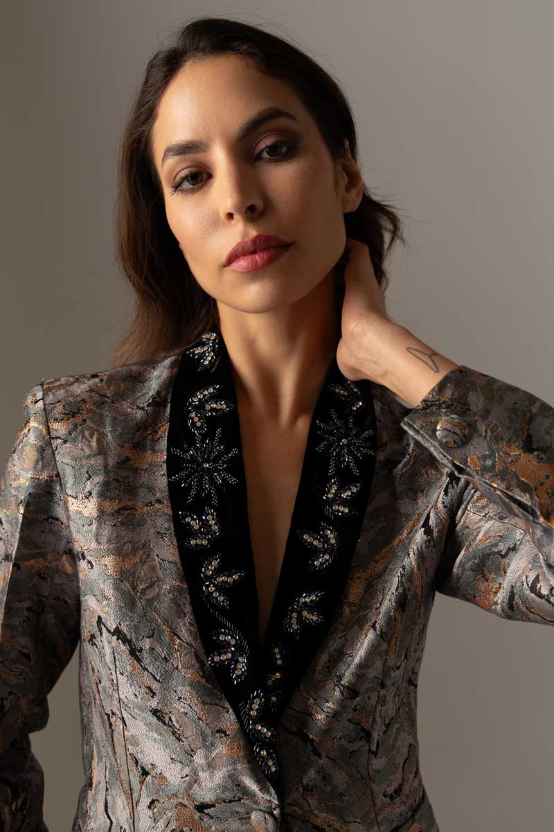 Raishma Couture Grey Flavia Jacket