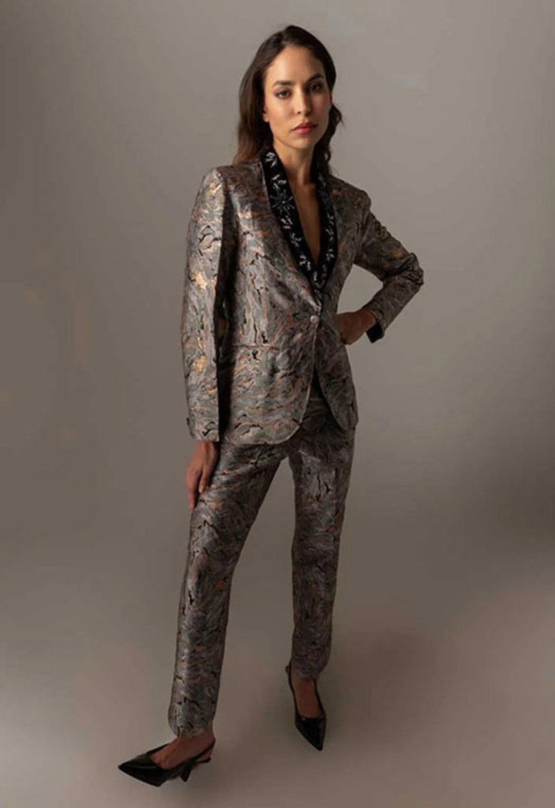 Raishma Couture Grey Flavia Jacket