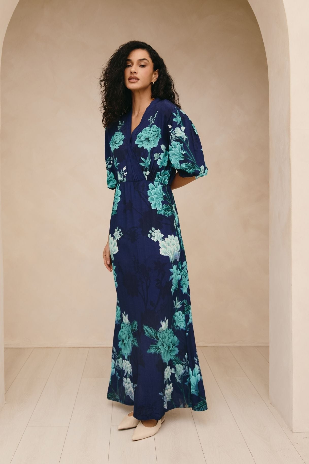 Raishma Studio Navy Frankie Navy Dress