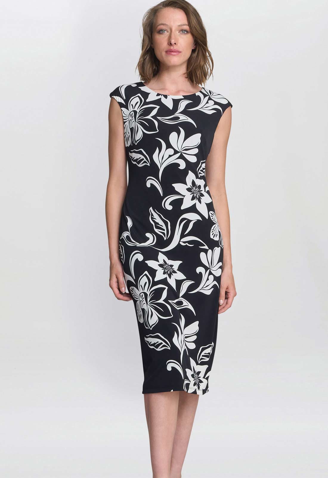 Gina Bacconi Marjorie Floral Shift Dress
