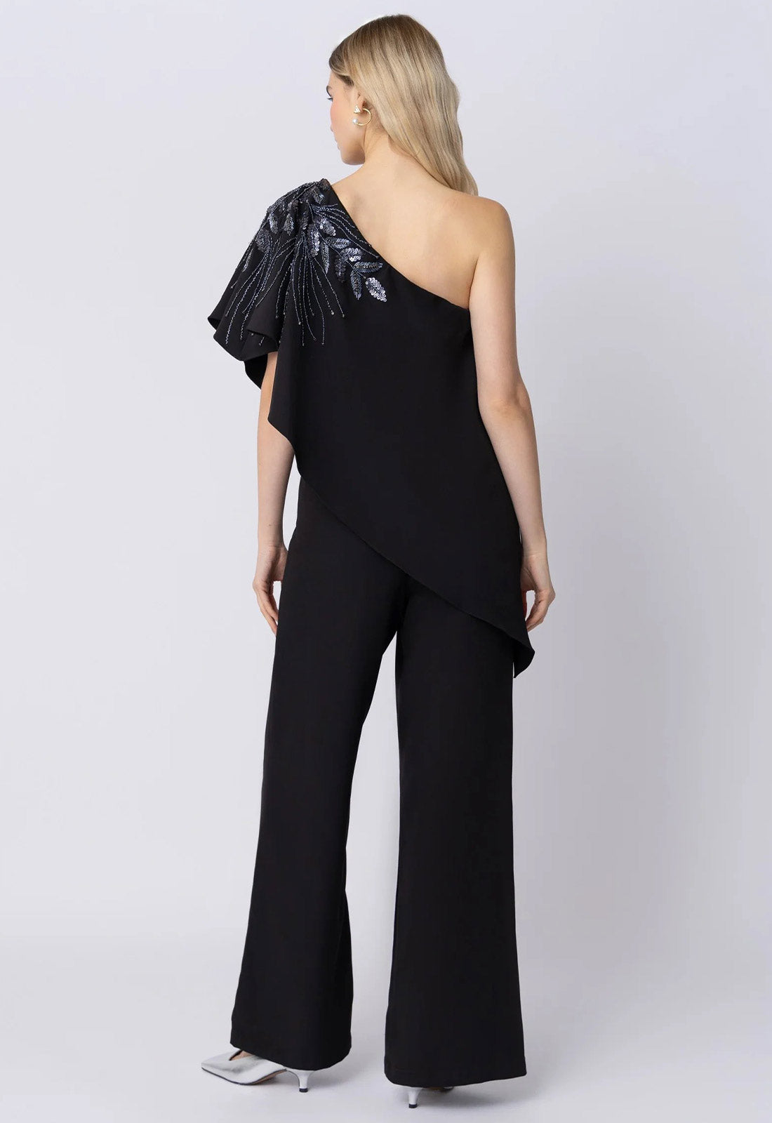 Raishma Couture Black Gwen Black Jumpsuit